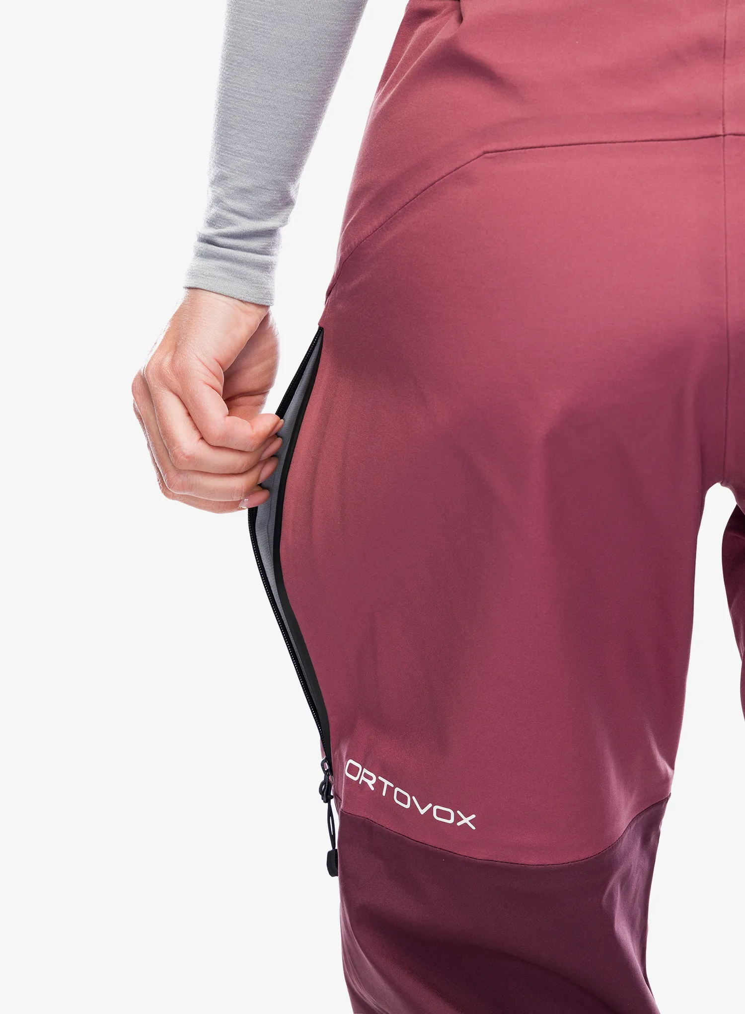 Kalhoty dámské Ortovox 3L Guardian Shell Pants - winetasting