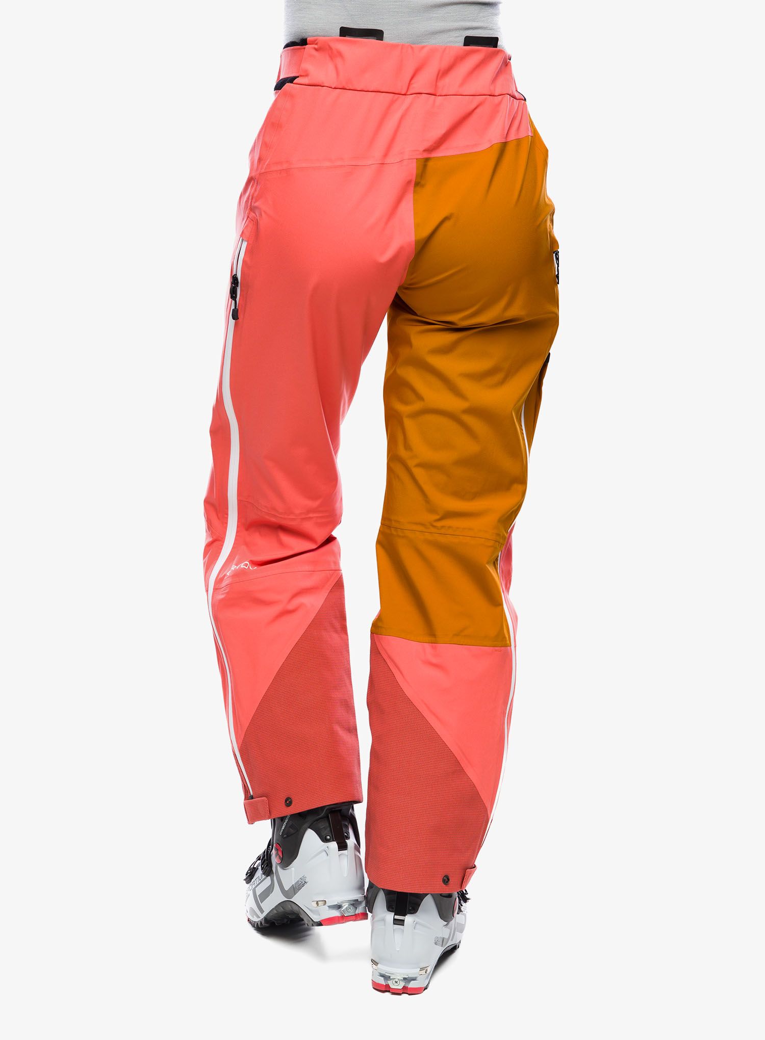 Skialpové kalhoty dámské Ortovox 3L Ortler Pants - coral