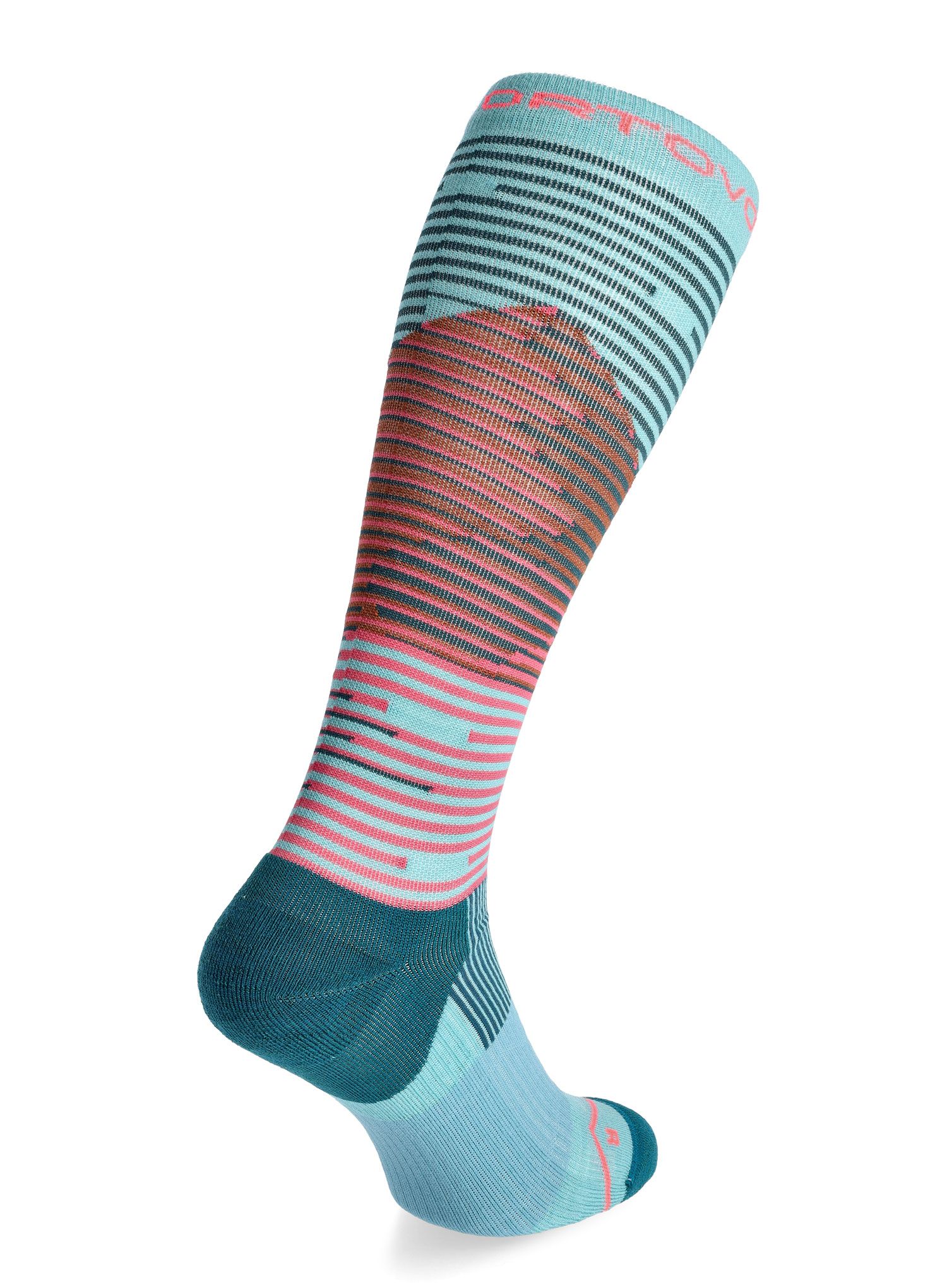 Merino ponožky dámské Ortovox All Mountain Long Socks - ice waterfall