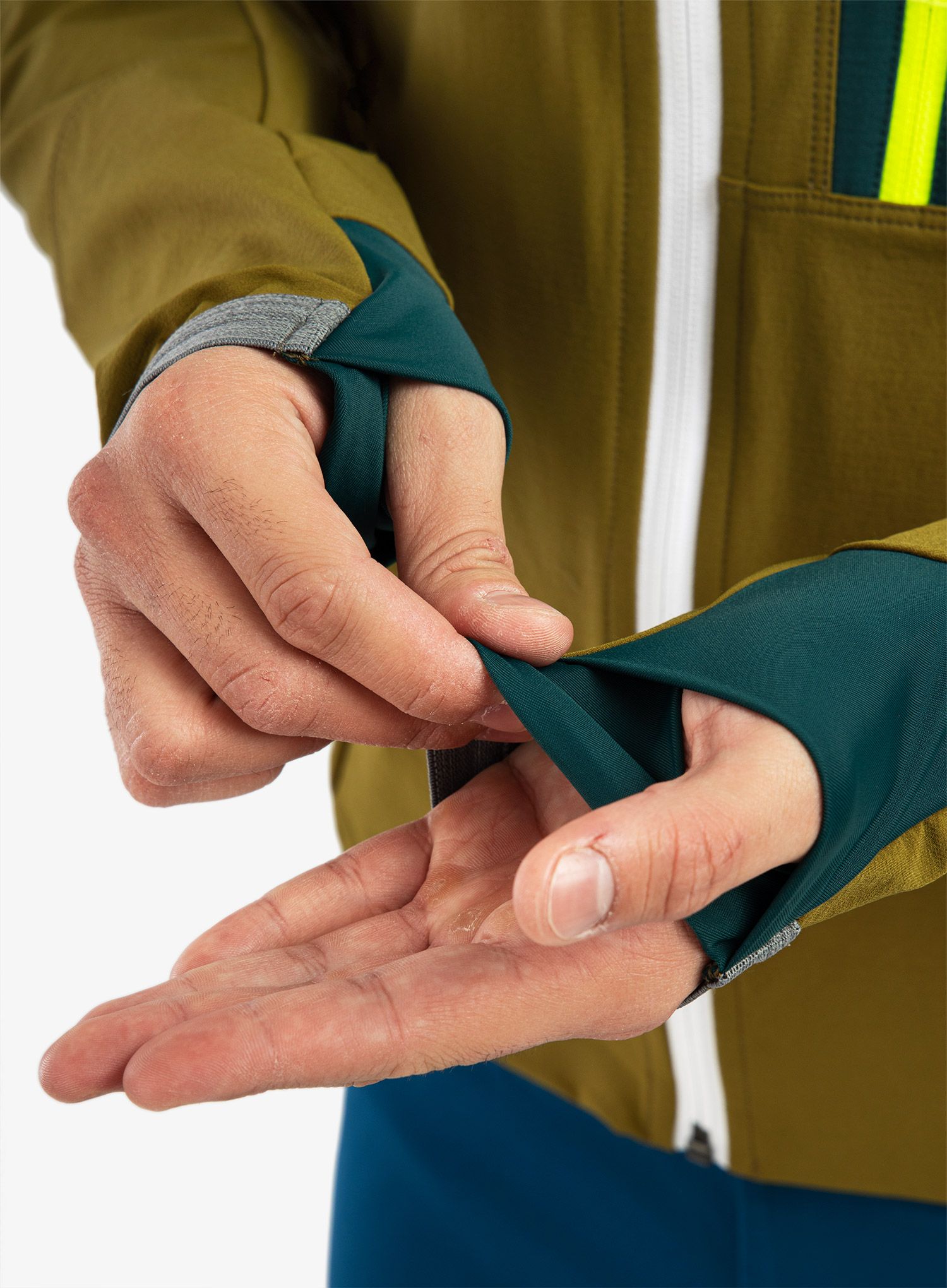 Skialpová bunda Ortovox Berrino Jacket - green moss