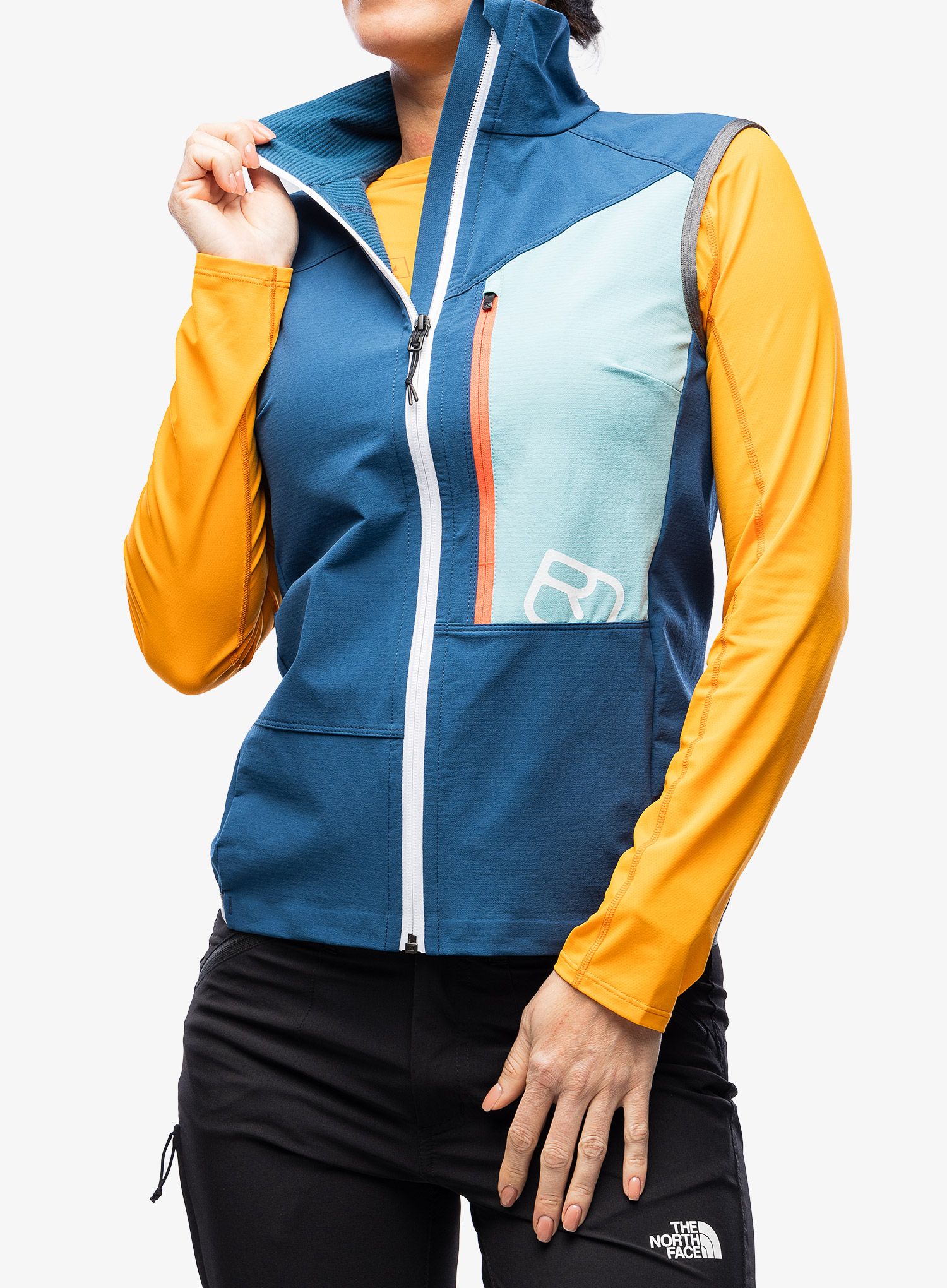Dámská vesta Ortovox Berrino Vest - petrol blue