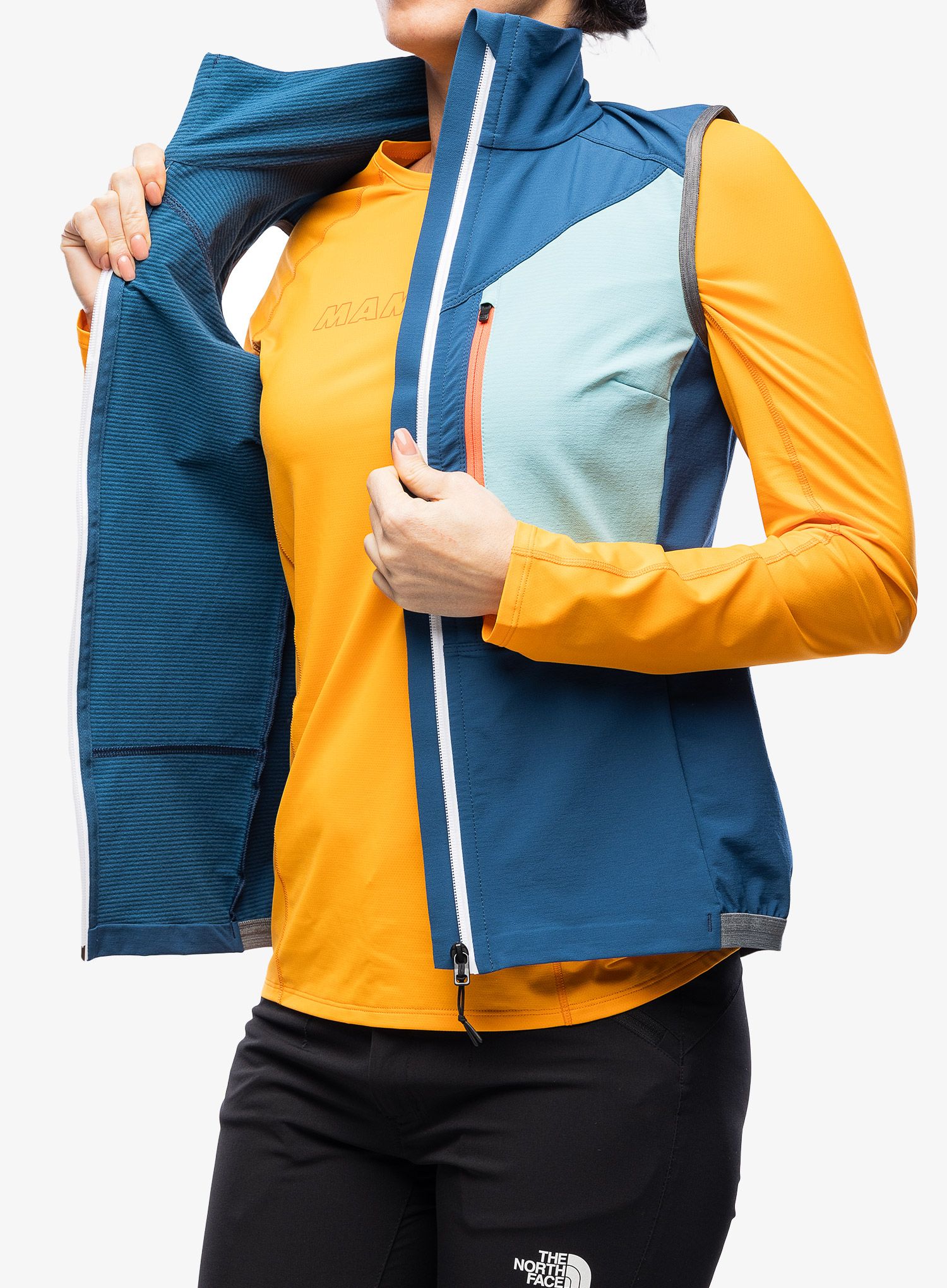 Dámská vesta Ortovox Berrino Vest - petrol blue