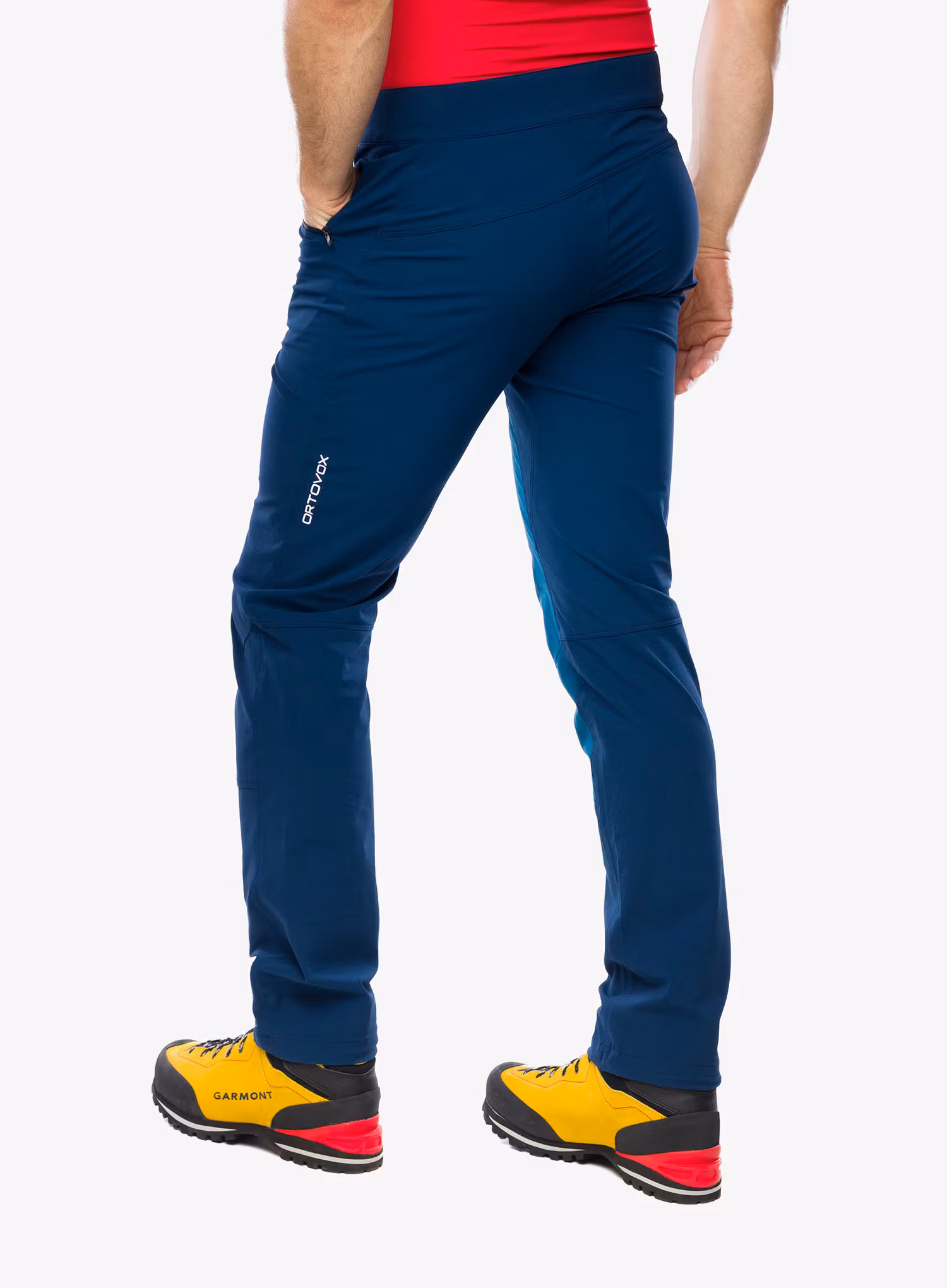 Softshellové kalhoty pánské Ortovox Brenta Pants - deep ocean
