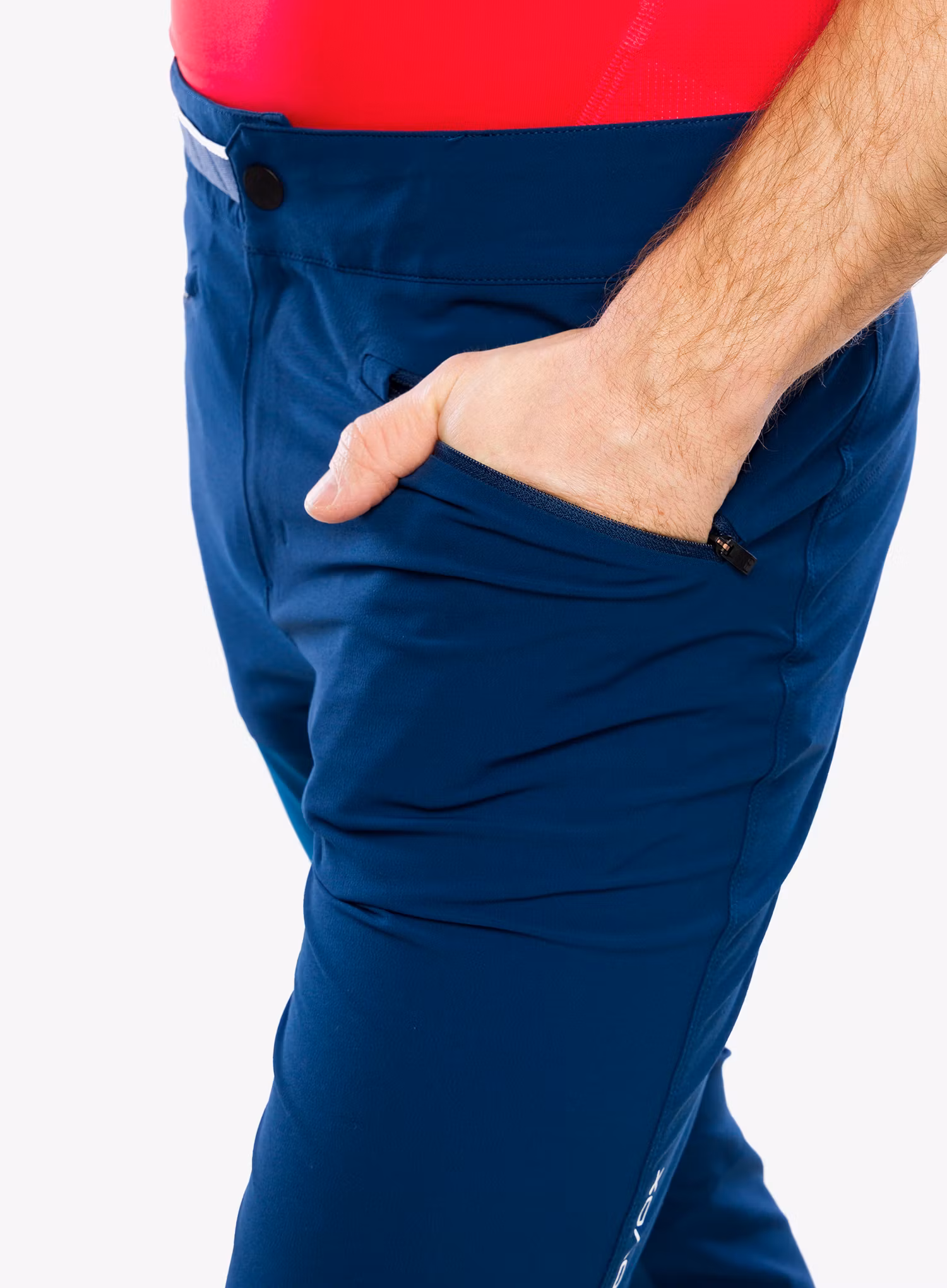Softshellové kalhoty pánské Ortovox Brenta Pants - deep ocean