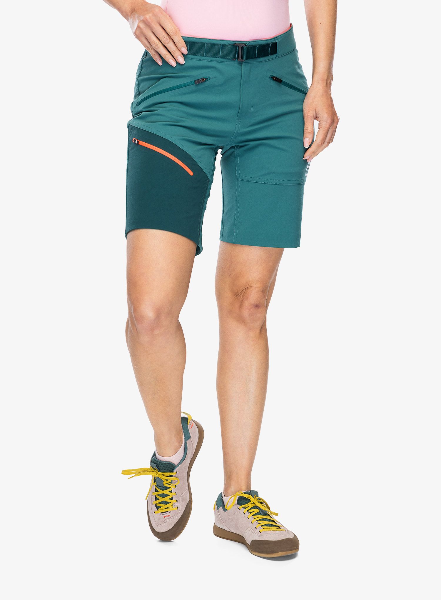 Dámské turistické šortky Ortovox Brenta Shorts - green