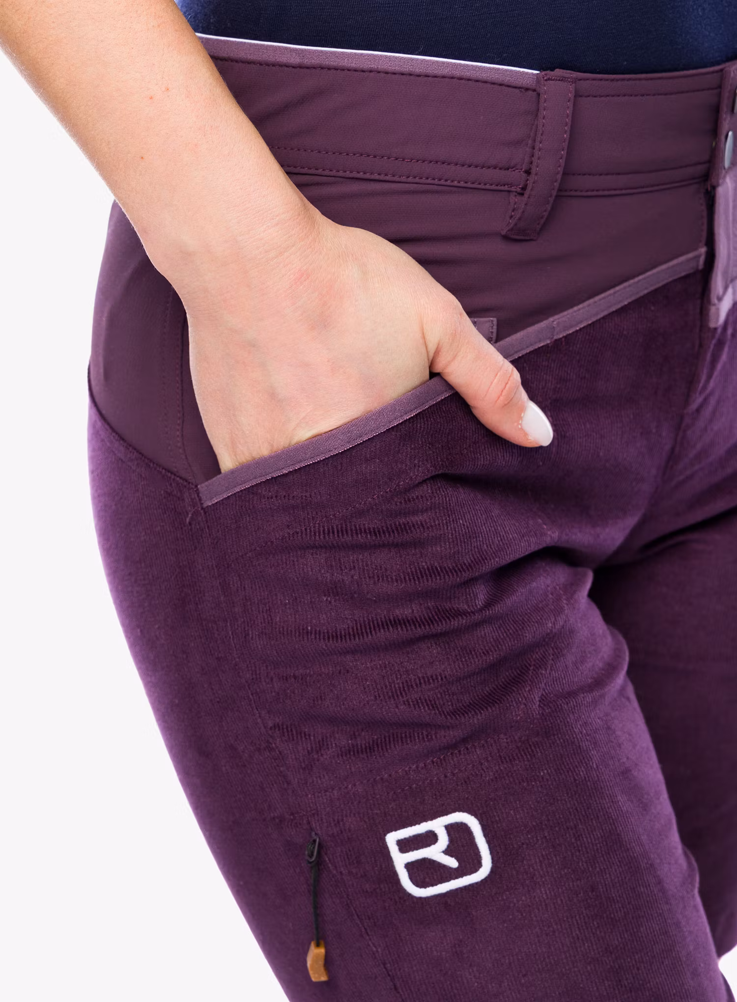 Dámské lezecké kraťasy Ortovox Casale Shorts - dark wild berry