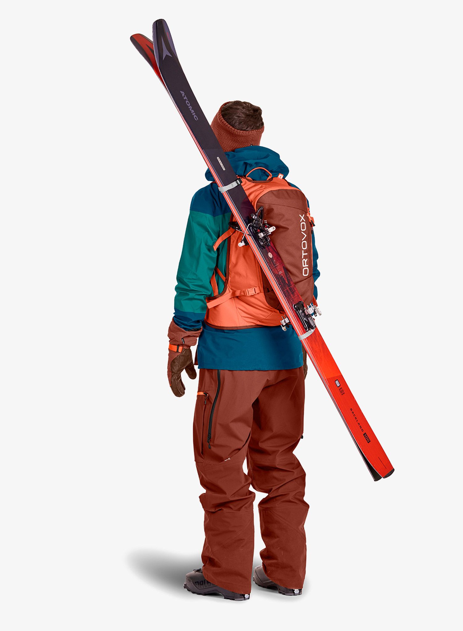 Lyžařský batoh Ortovox Cross Rider 22 – desert orange
