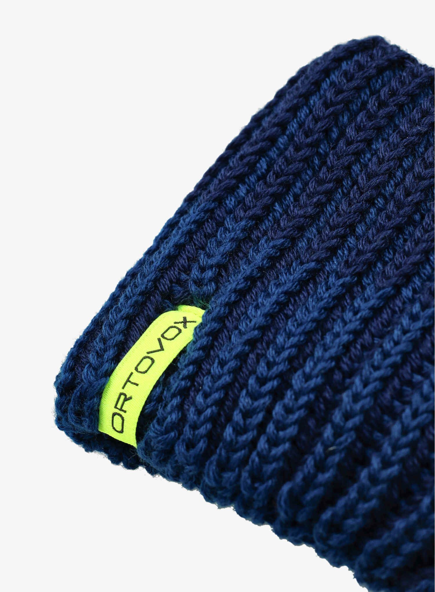 Sportovní čelenka na hlavu Ortovox Deep Knit Headband - deep ocean