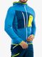 Skialpová mikina Ortovox Fleece Grid Hoody - heritage blue