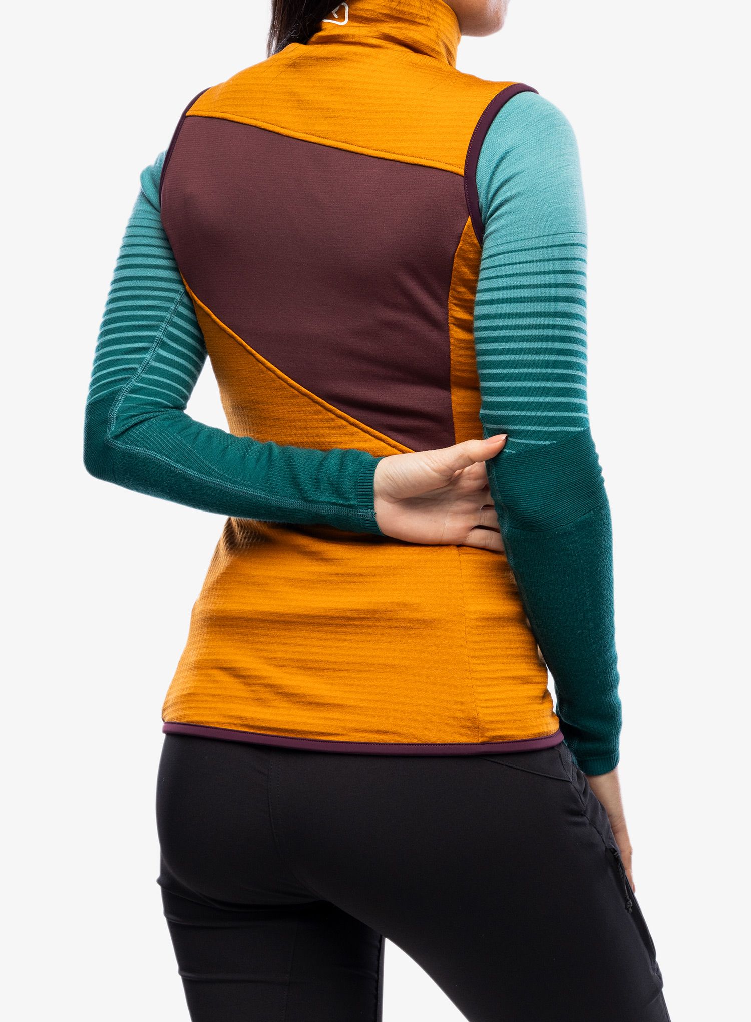 Dámská vesta Ortovox Fleece Grid Vest - sly fox