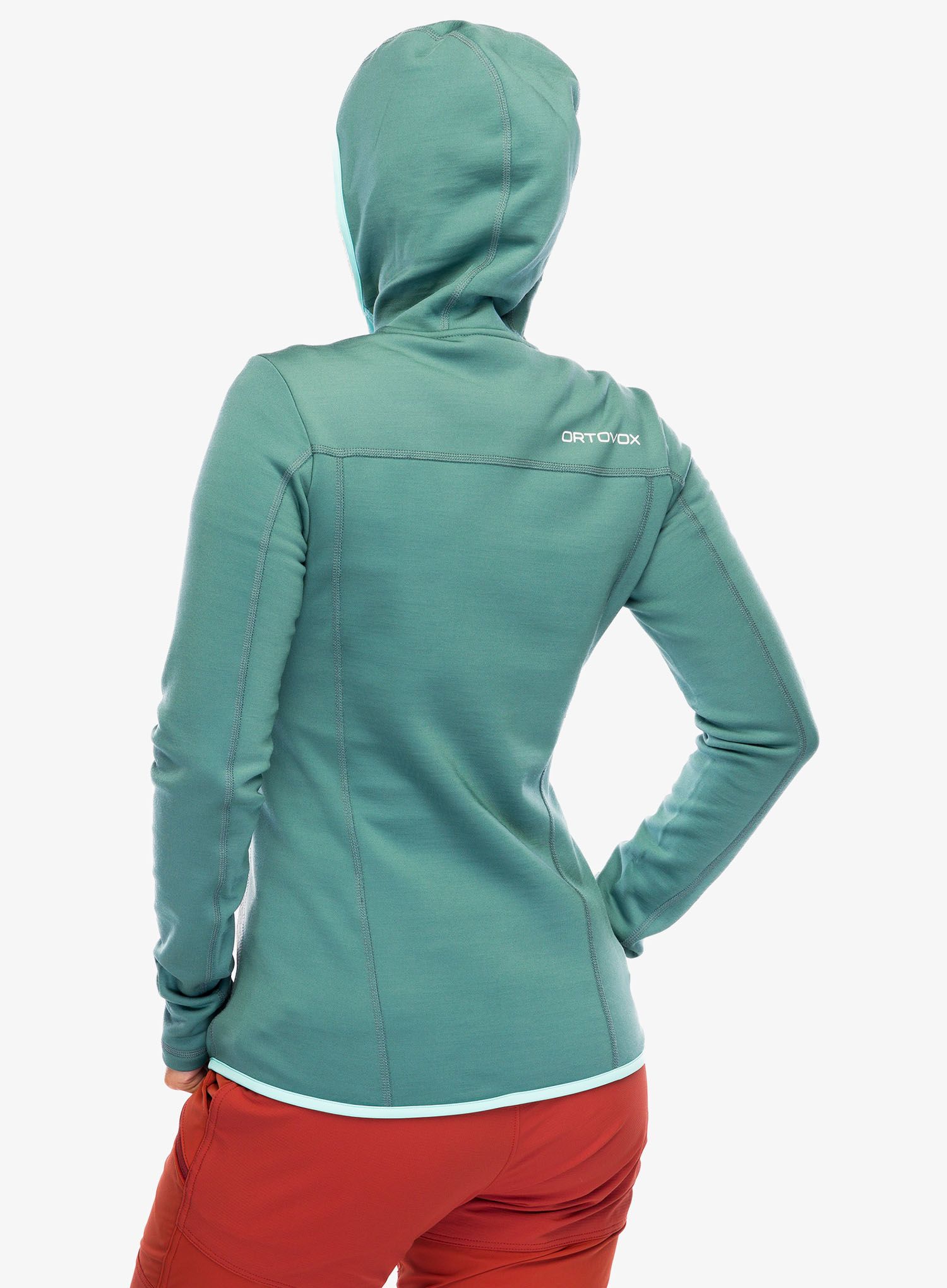 Dámská mikina se zipem Ortovox Fleece Hoody - arctic grey