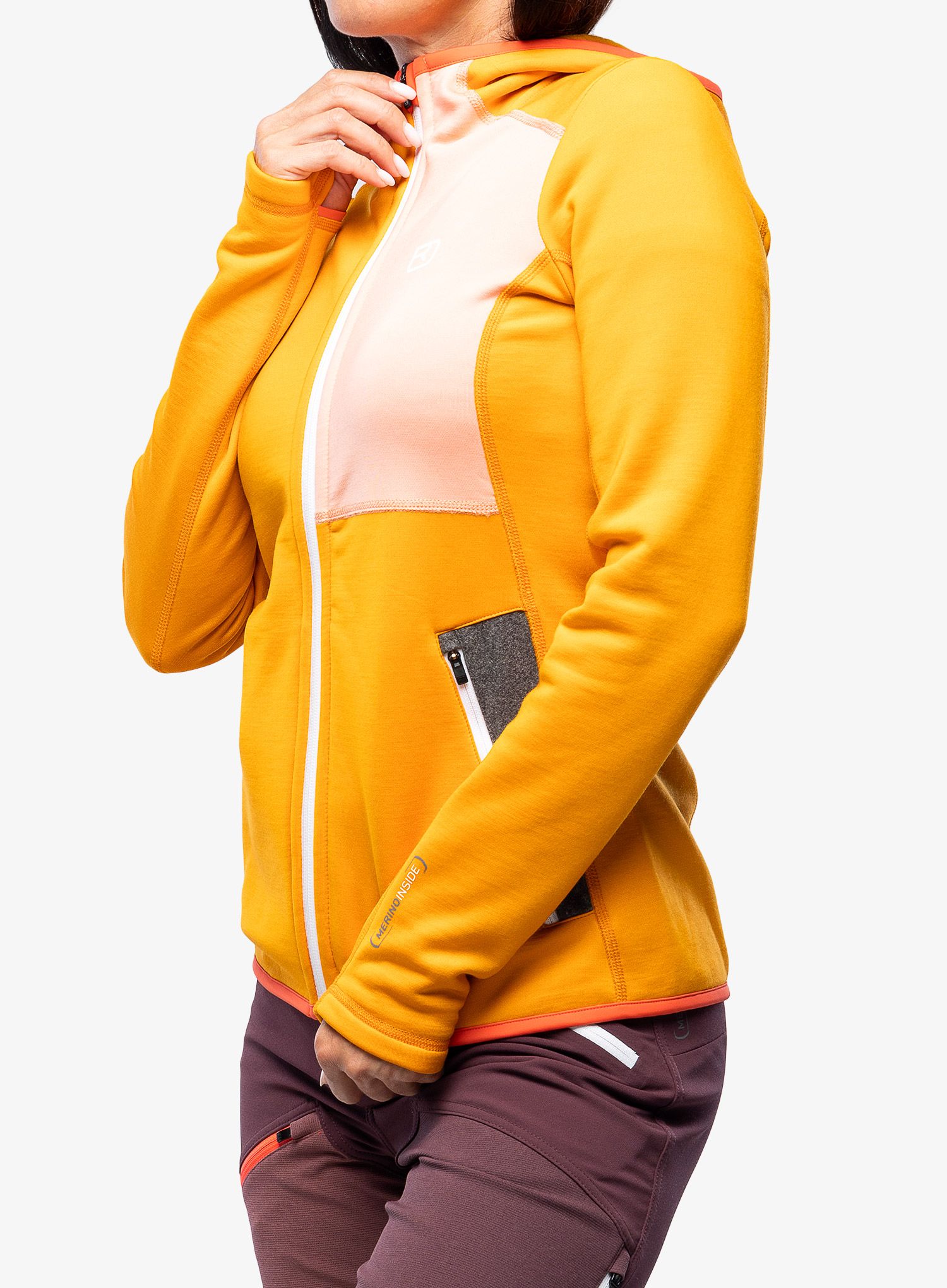 Dámská mikina Ortovox Fleece Hoody - autumn leaves