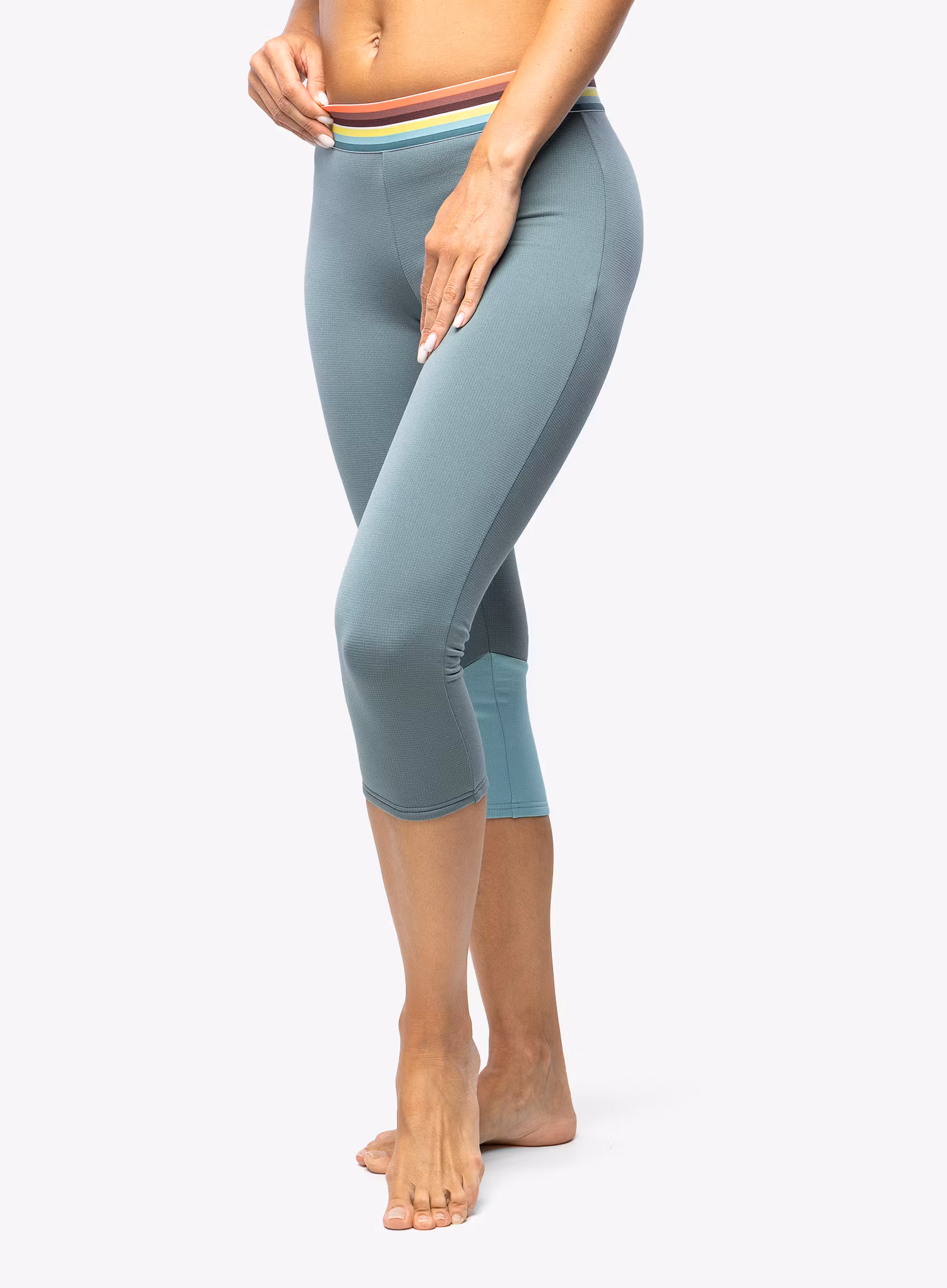Termolegíny dámské Ortovox Fleece Light Short Pants - arctic grey