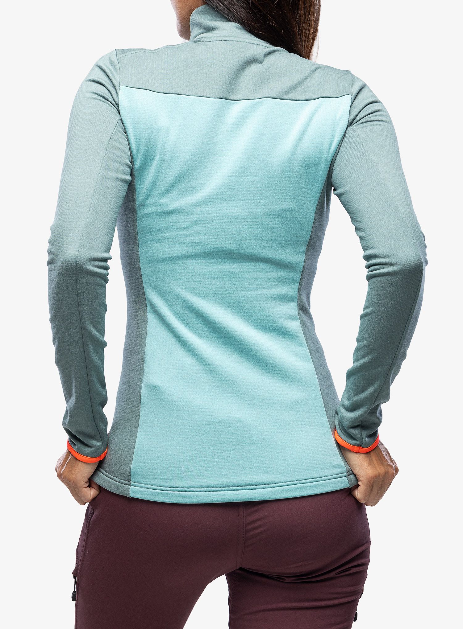 Funkční mikina dámská Ortovox Fleece Light Zip Neck - arctic grey