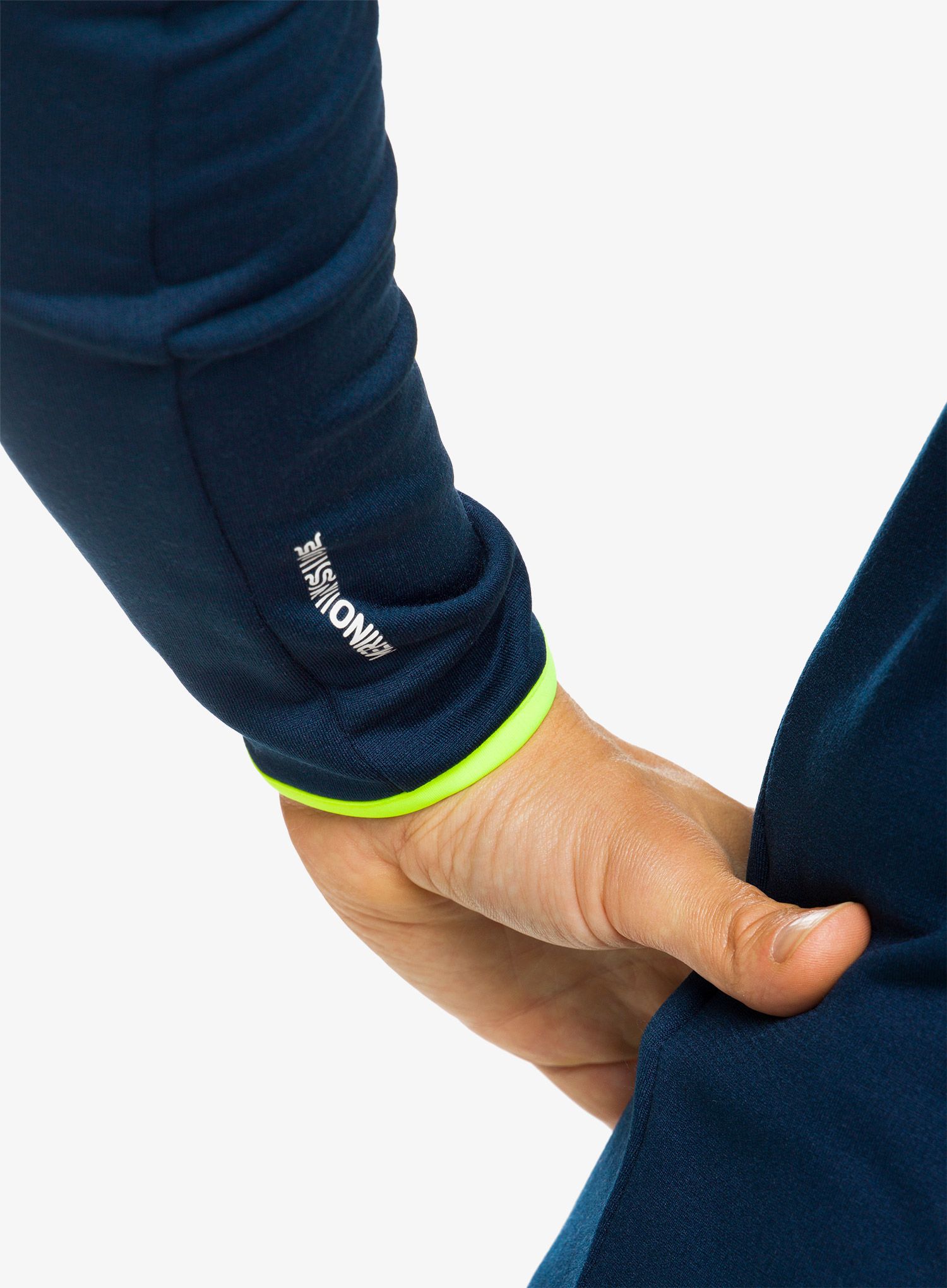 Funkční mikina pánská Ortovox Fleece Light Zip Neck - deep ocean