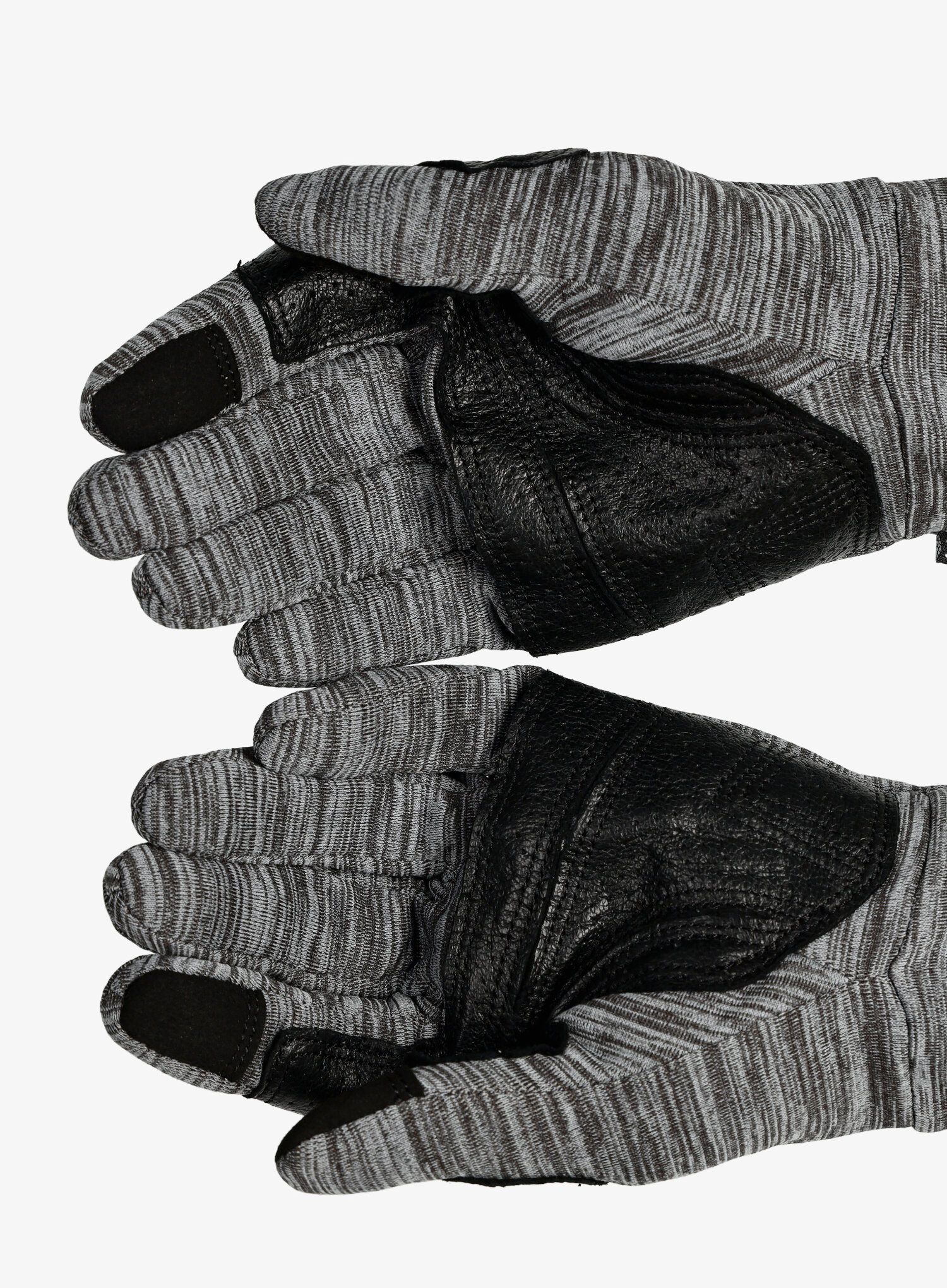 Lyžařské rukavice Ortovox Freeride 3 Finger Glove Pro - black raven