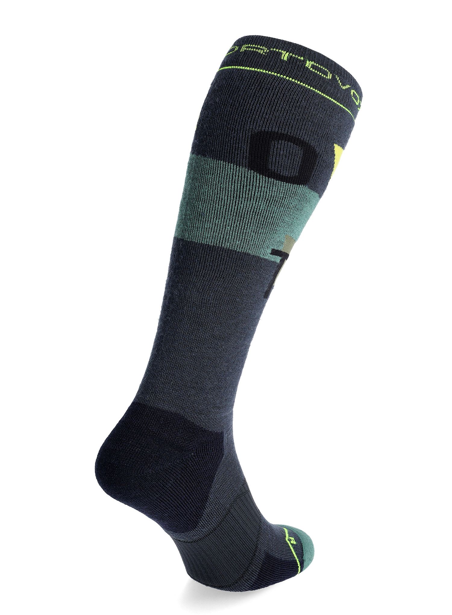 Ponožky na lyže Ortovox Freeride Long Socks Cozy - black steel
