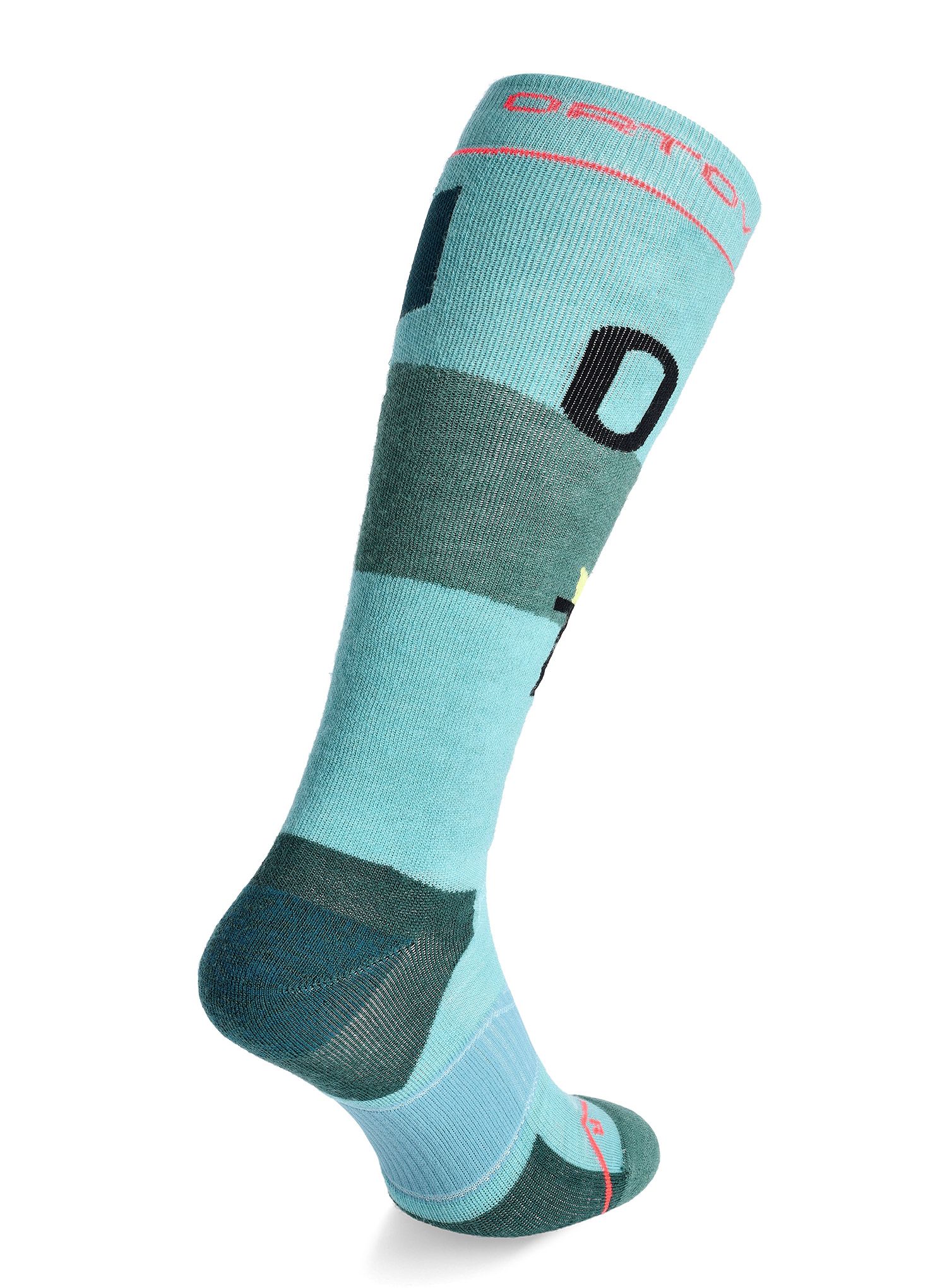 Dámské lyžařské ponožky Ortovox Freeride Long Socks Cozy - ice waterfall