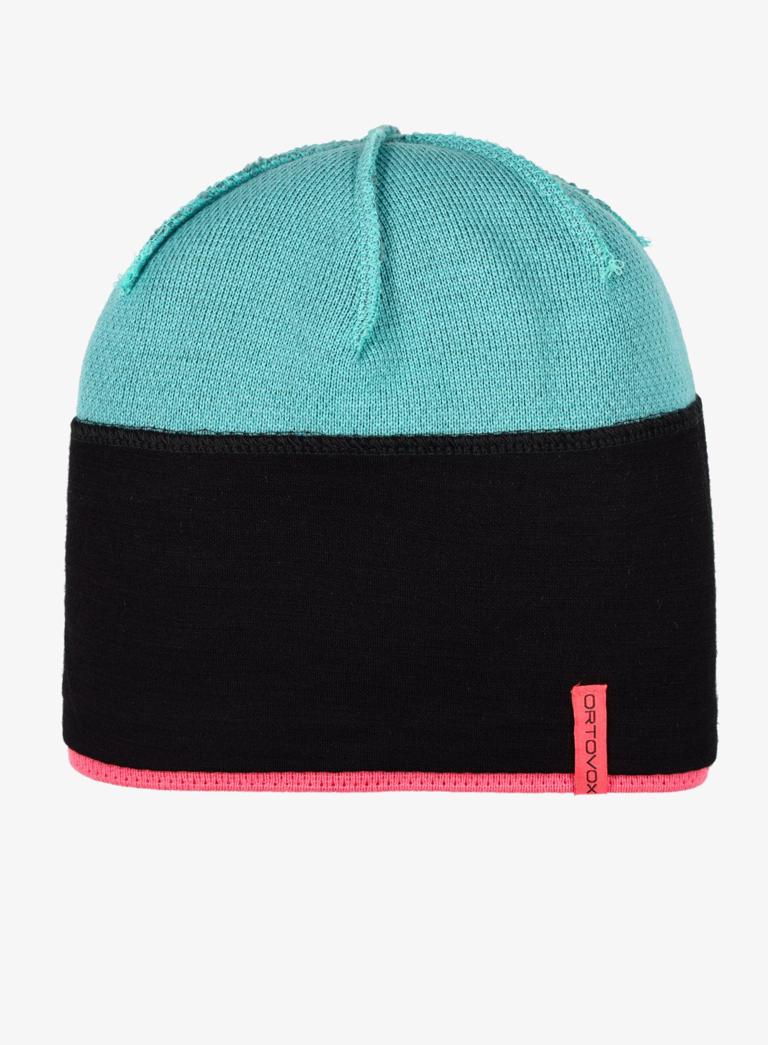 Zimní čepice Ortovox Merino Logo Knit Beanie - ice waterfall