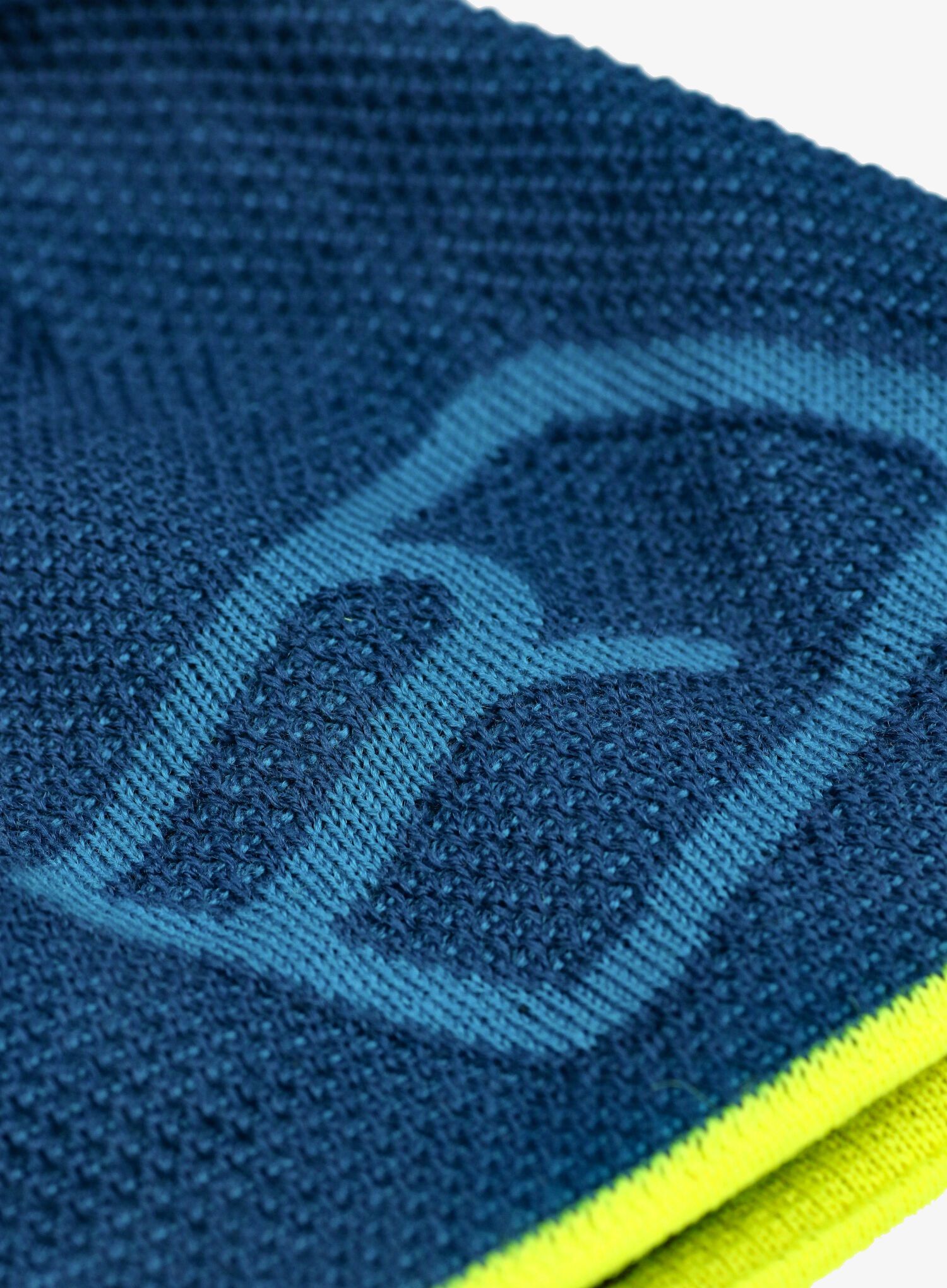 Zimní čepice Ortovox Merino Logo Knit Beanie - petrol blue