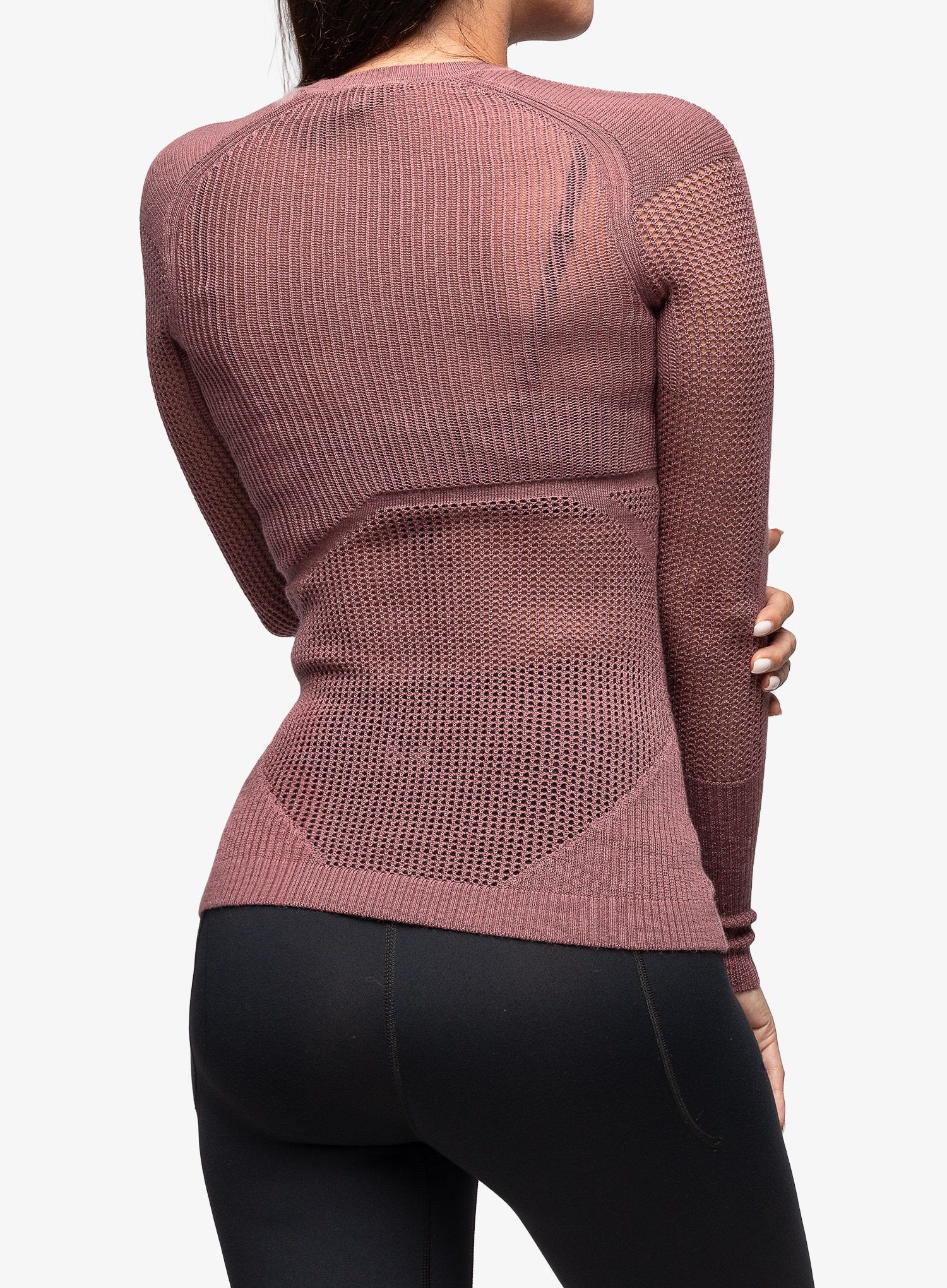 Funkční mikina dámská Ortovox Merino Thermovent LS - mountain rose