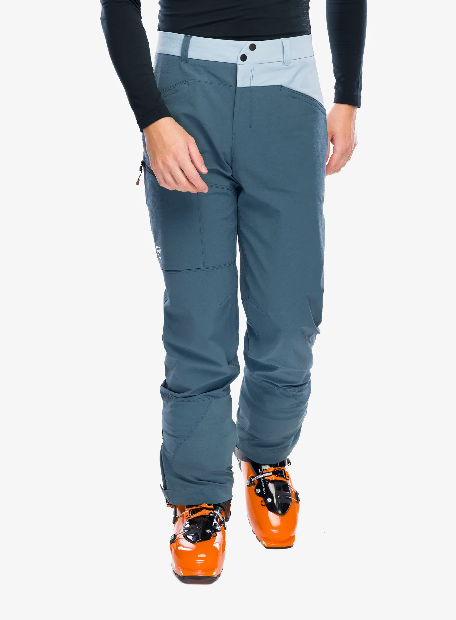 Softshell kalhoty Ortovox Mondeval Pants - dark arctic grey