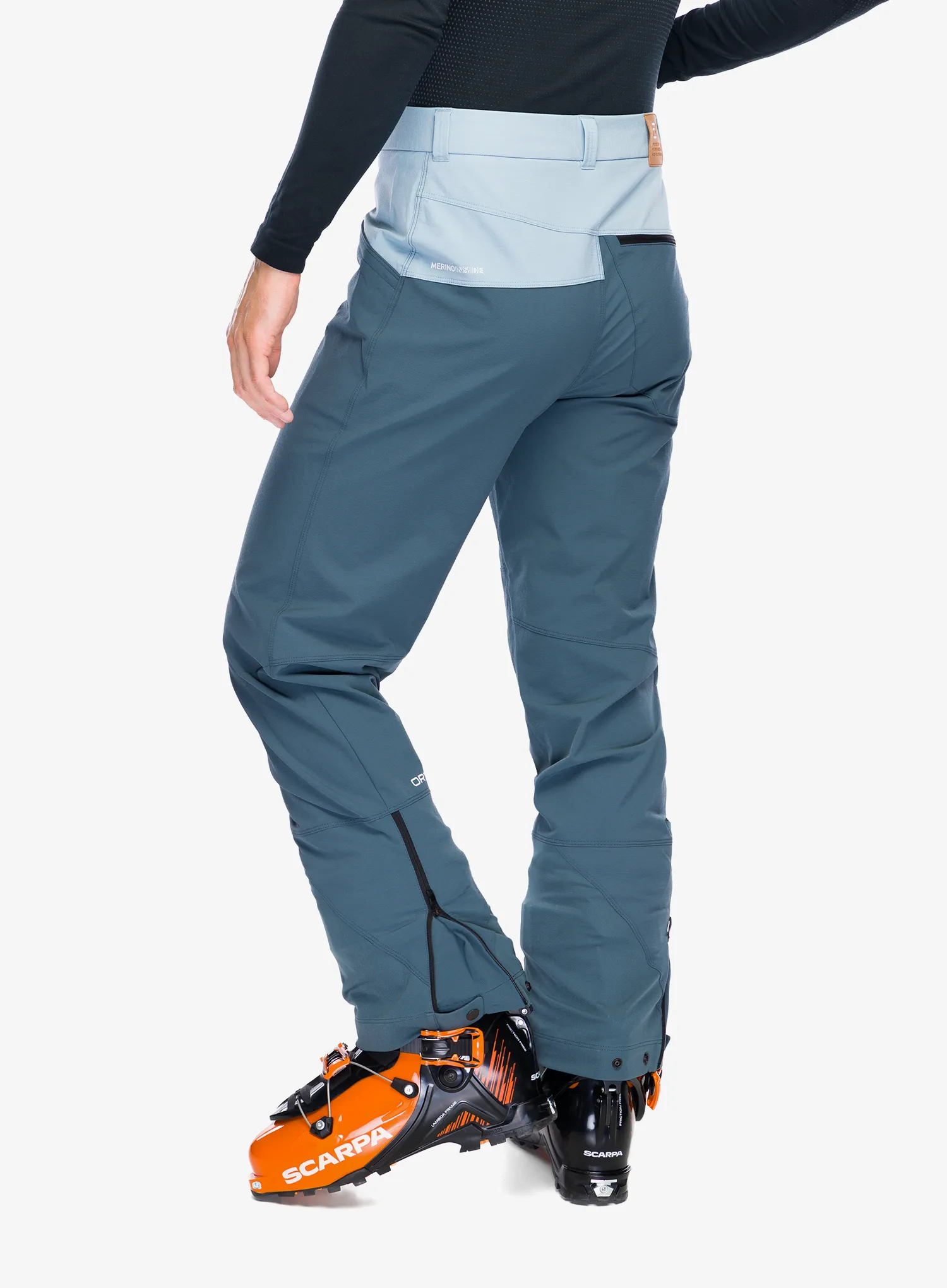 Softshell kalhoty Ortovox Mondeval Pants - dark arctic grey