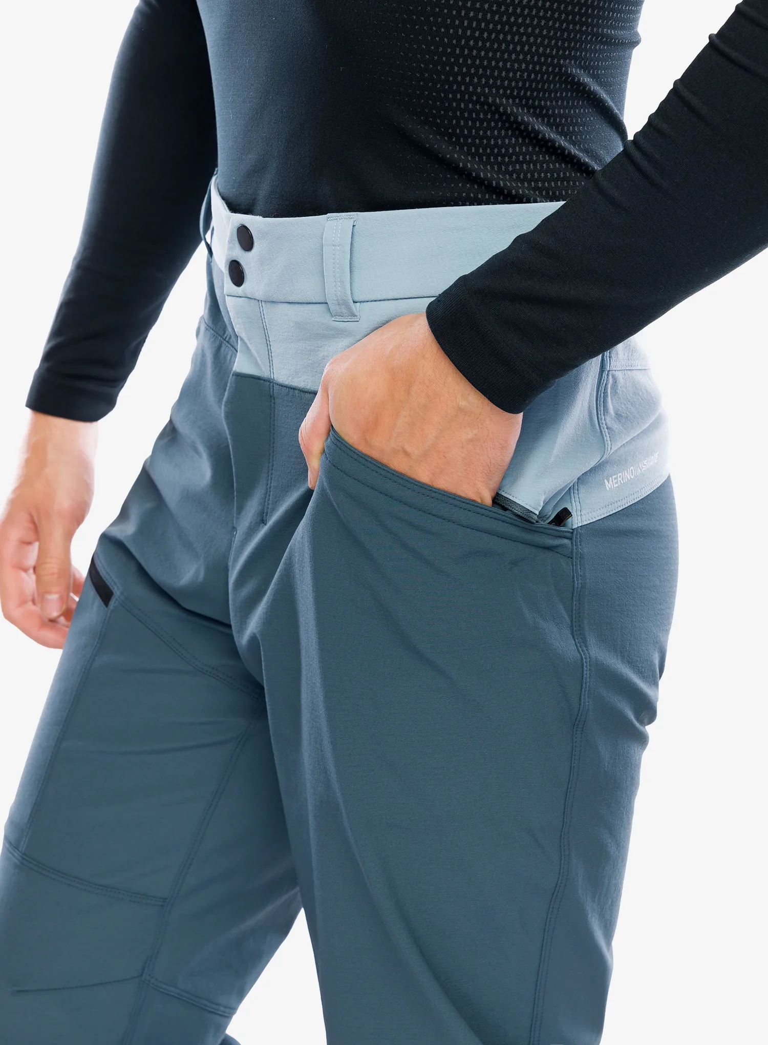 Softshell kalhoty Ortovox Mondeval Pants - dark arctic grey