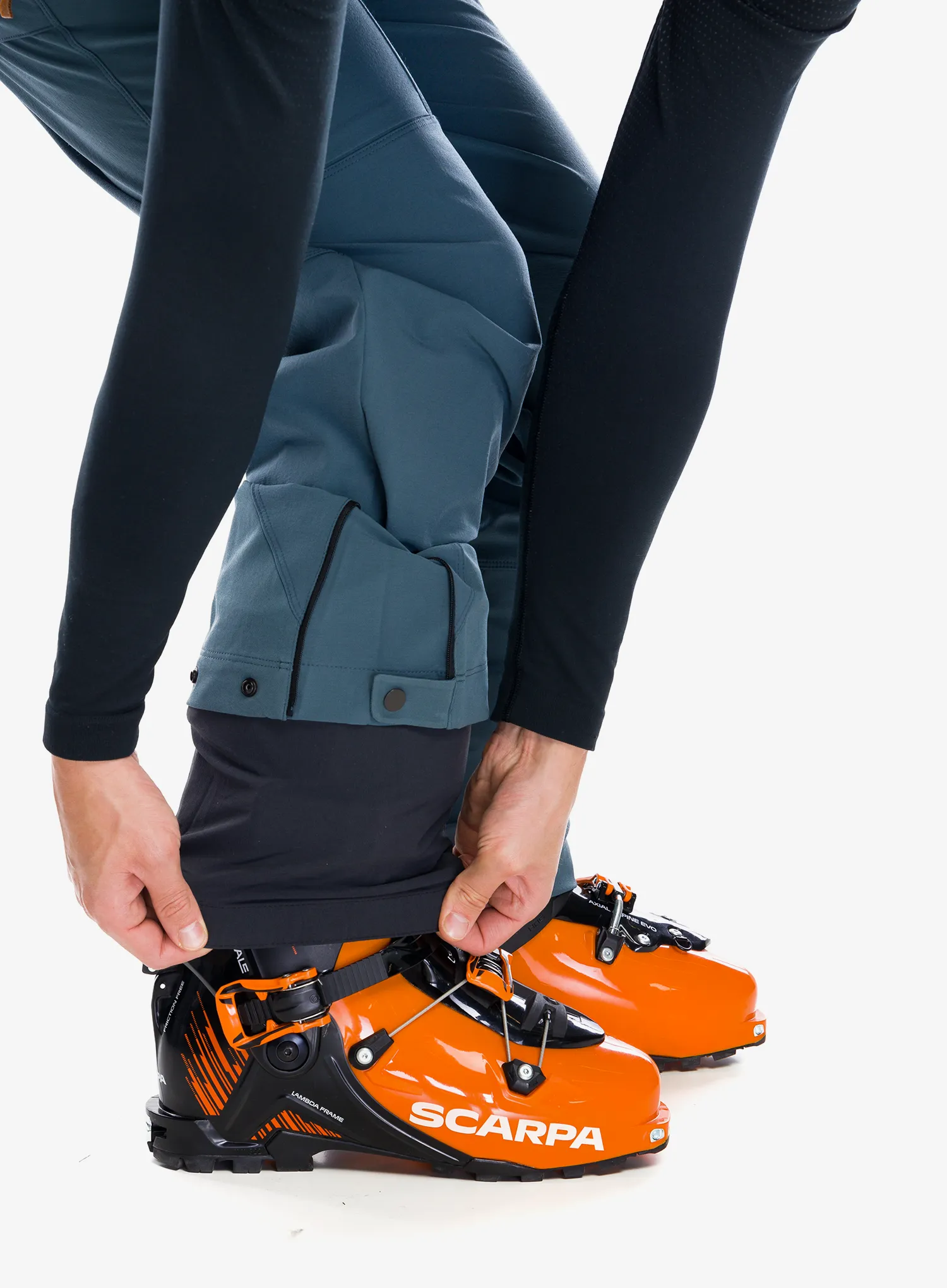 Softshell kalhoty Ortovox Mondeval Pants - dark arctic grey