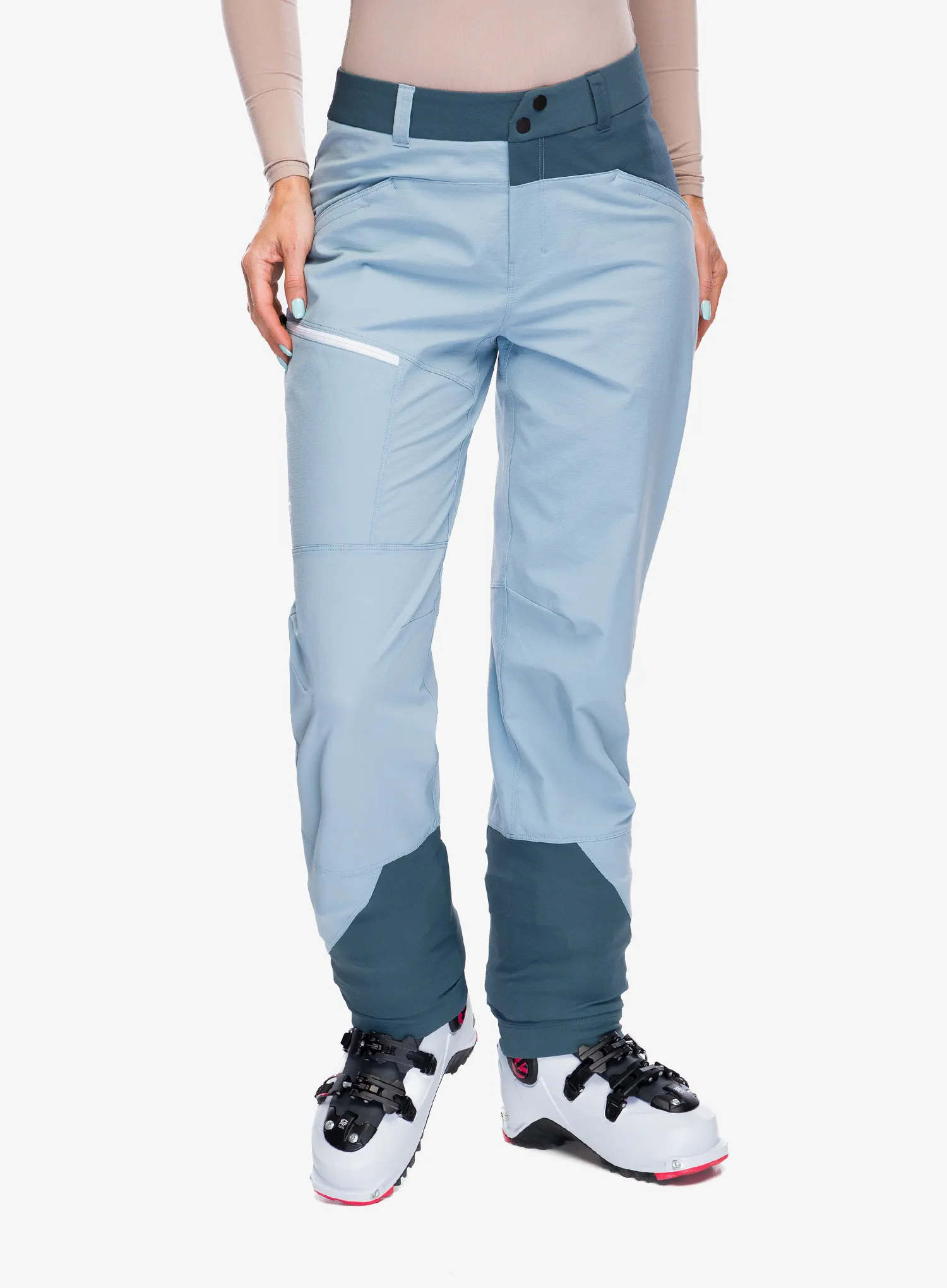 Softshellové kalhoty dámské Ortovox Mondeval Pants - glacier grey