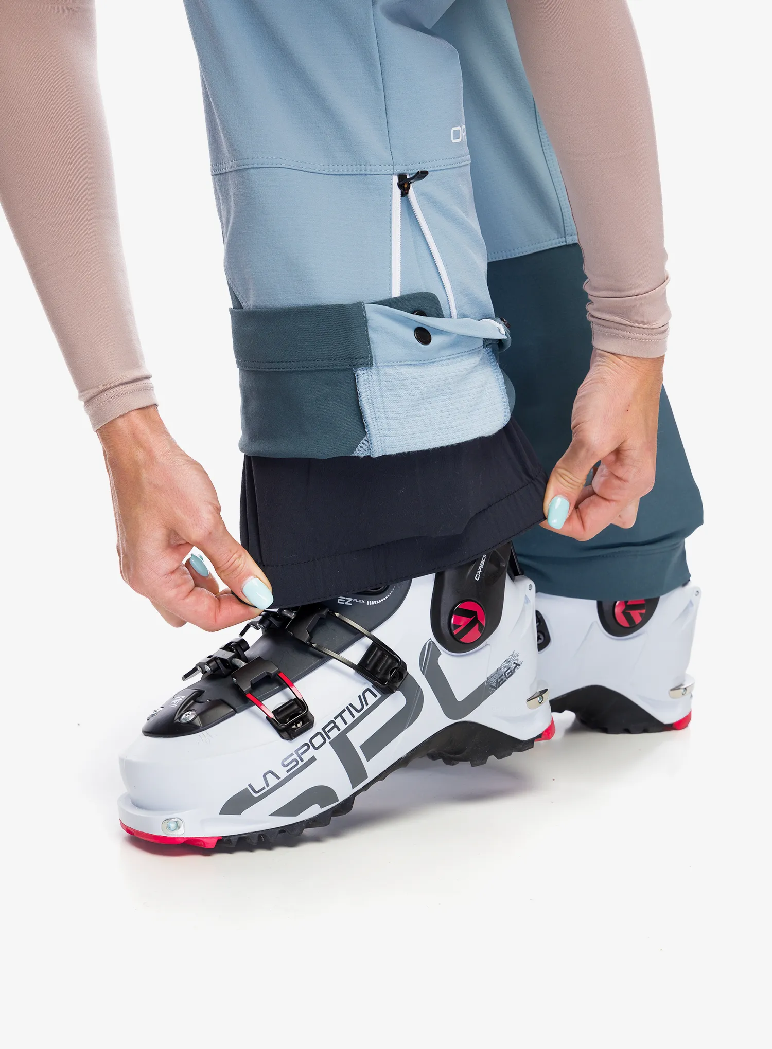Softshellové kalhoty dámské Ortovox Mondeval Pants - glacier grey