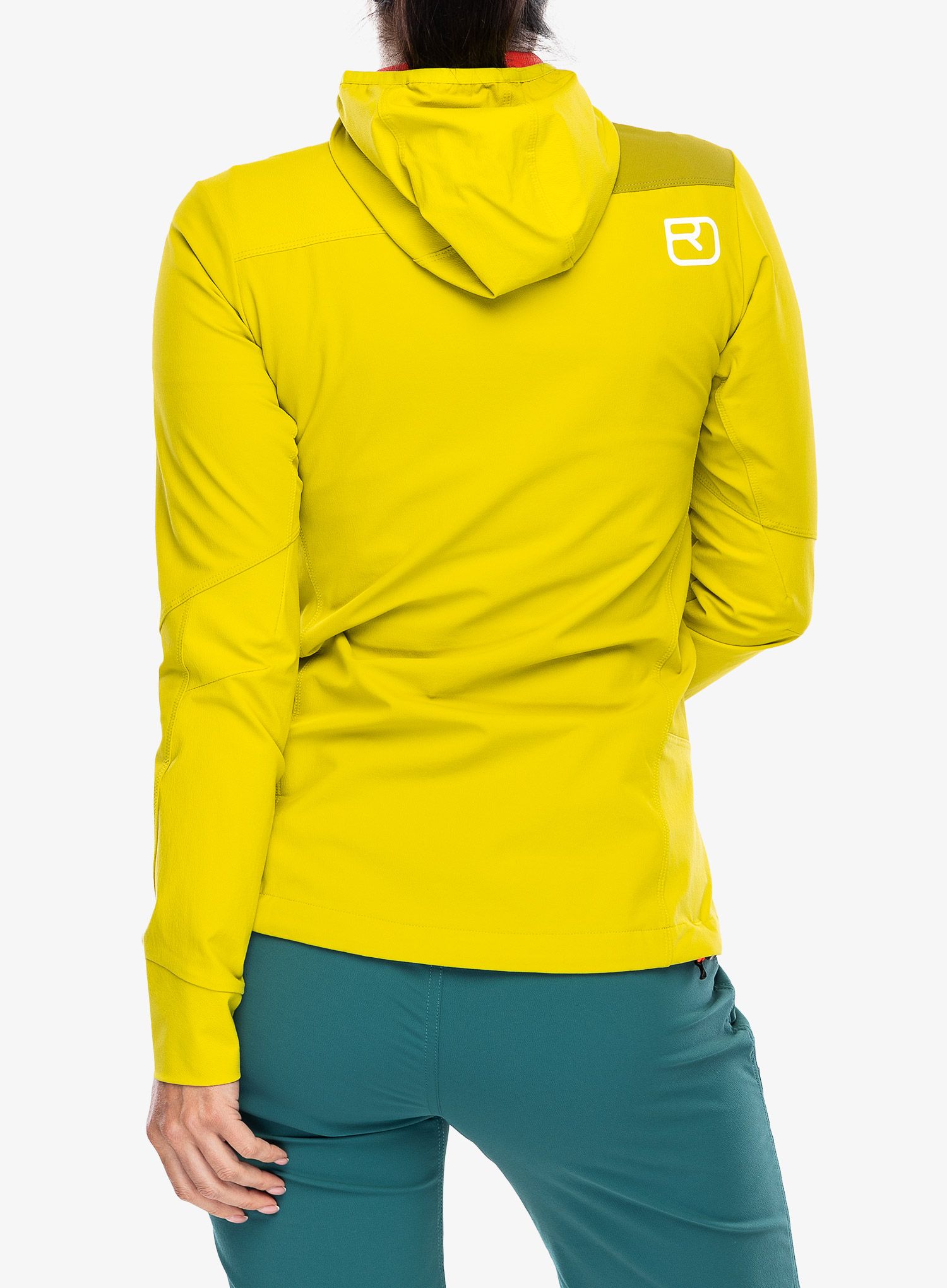 Dámská lezecká bunda Ortovox Pala Hooded Jacket - daisy