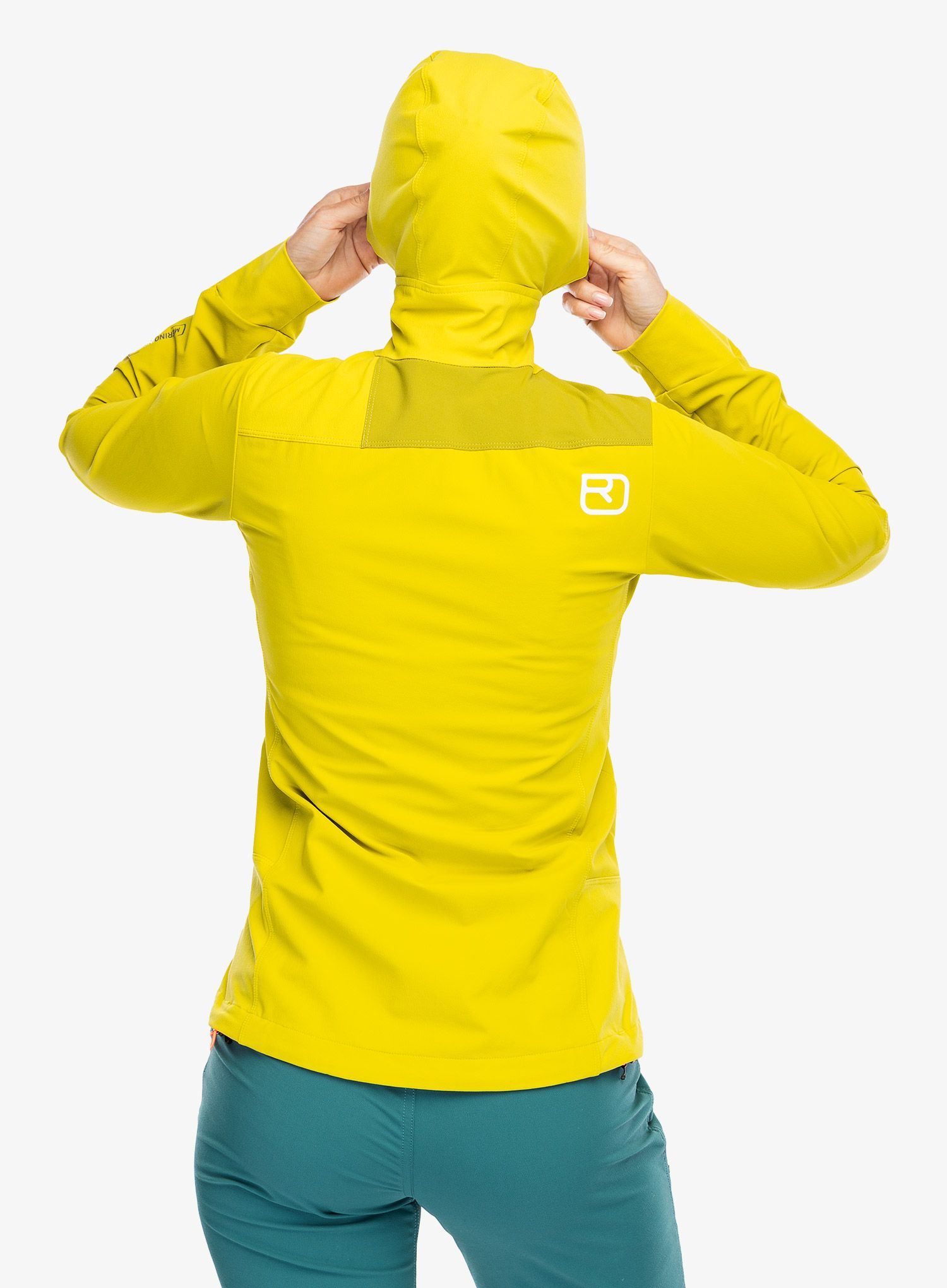 Dámská lezecká bunda Ortovox Pala Hooded Jacket - daisy