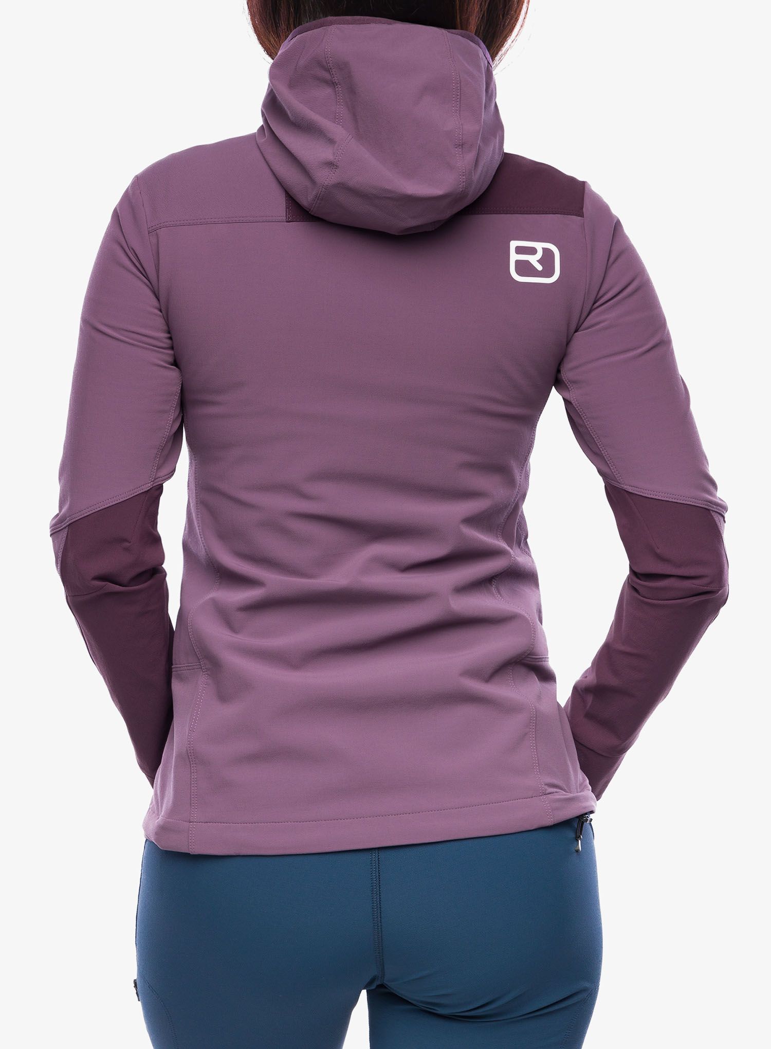 Softshellová bunda dámská Ortovox Pala Hooded Jacket - wild berry