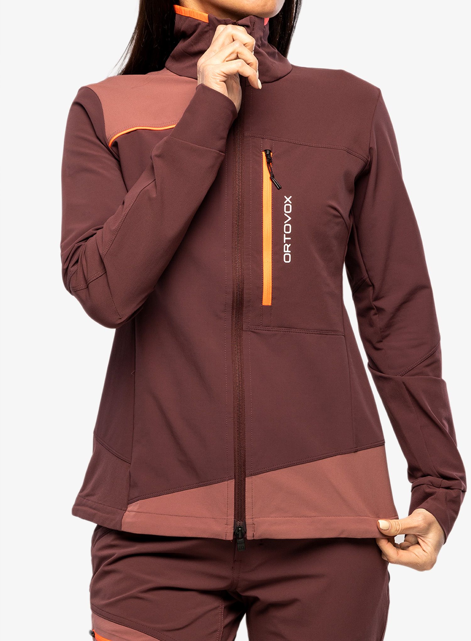 Softshellová bunda dámská Ortovox Pala Light Jacket - winetasting