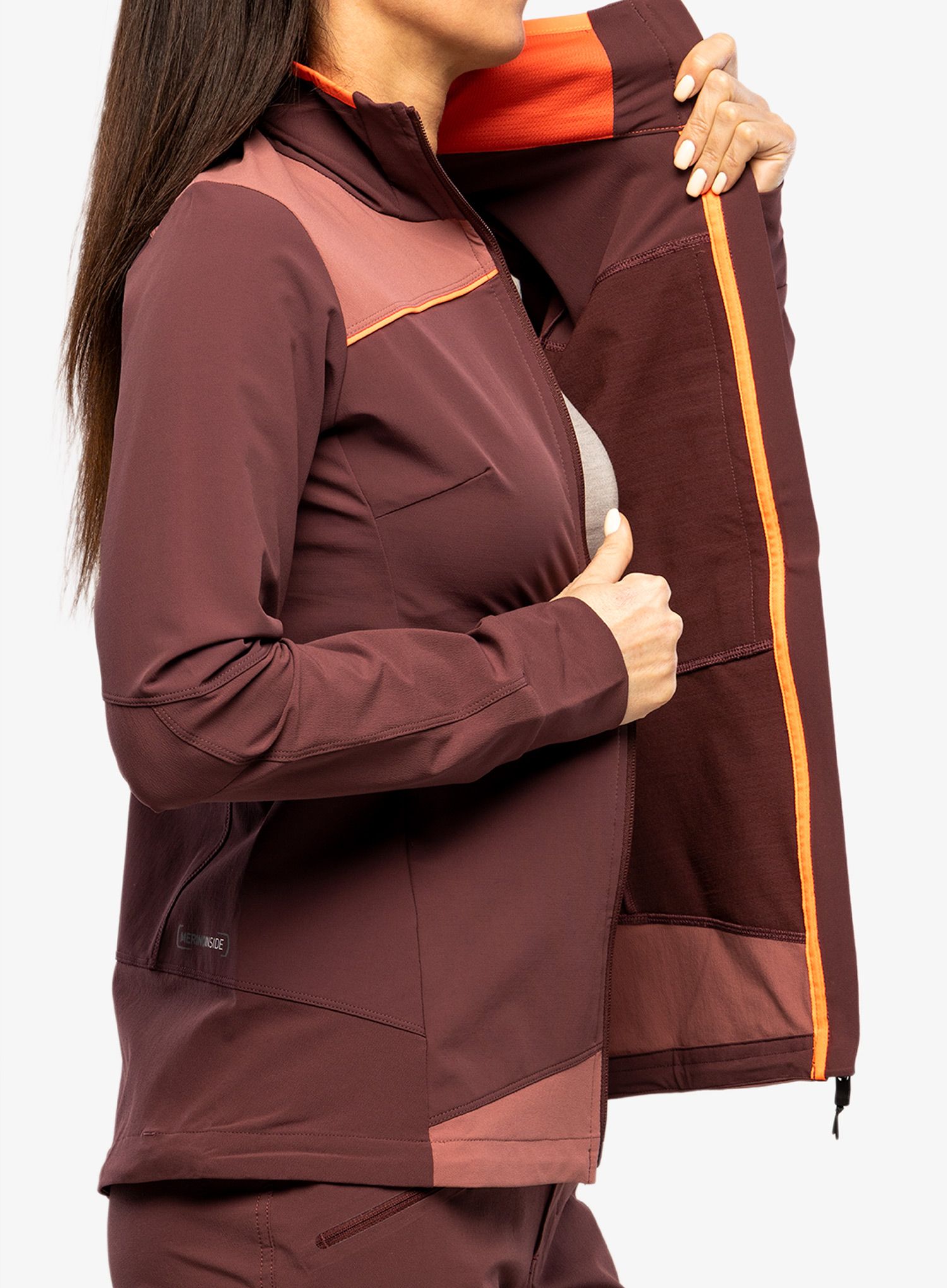Softshellová bunda dámská Ortovox Pala Light Jacket - winetasting