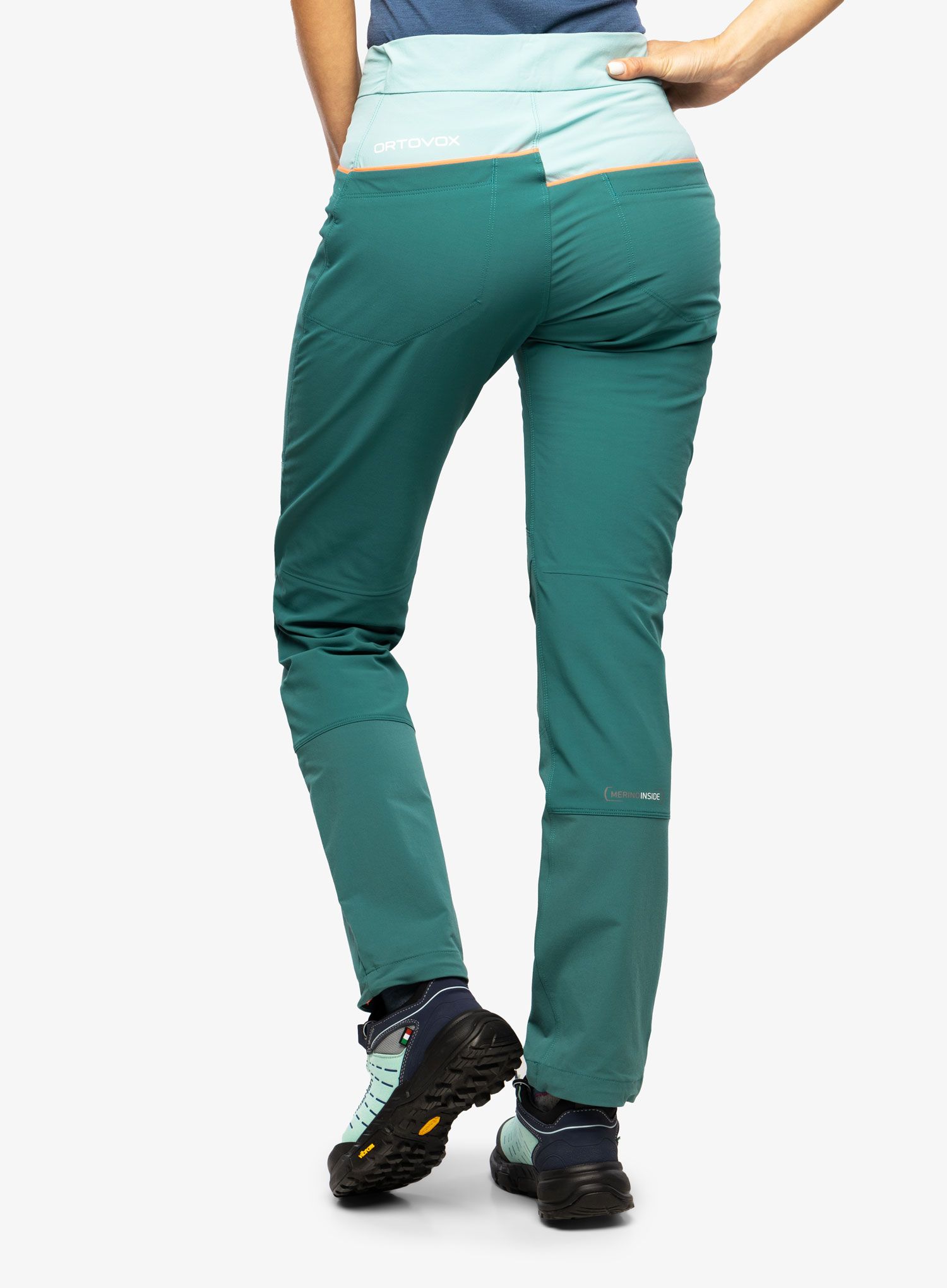Dámské lezecké kalhoty Ortovox Pala Pants - pacific green
