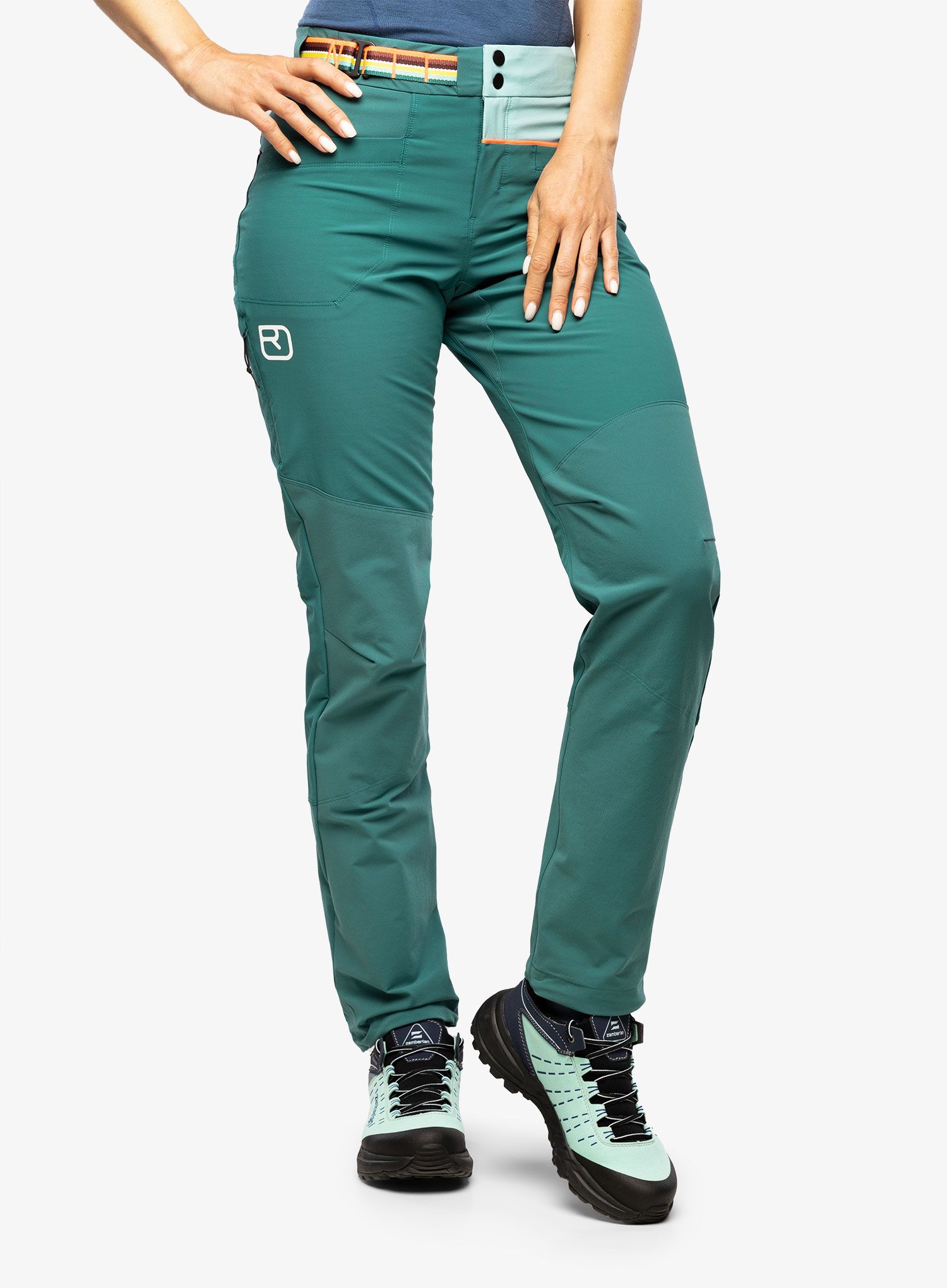 Dámské lezecké kalhoty Ortovox Pala Pants - pacific green