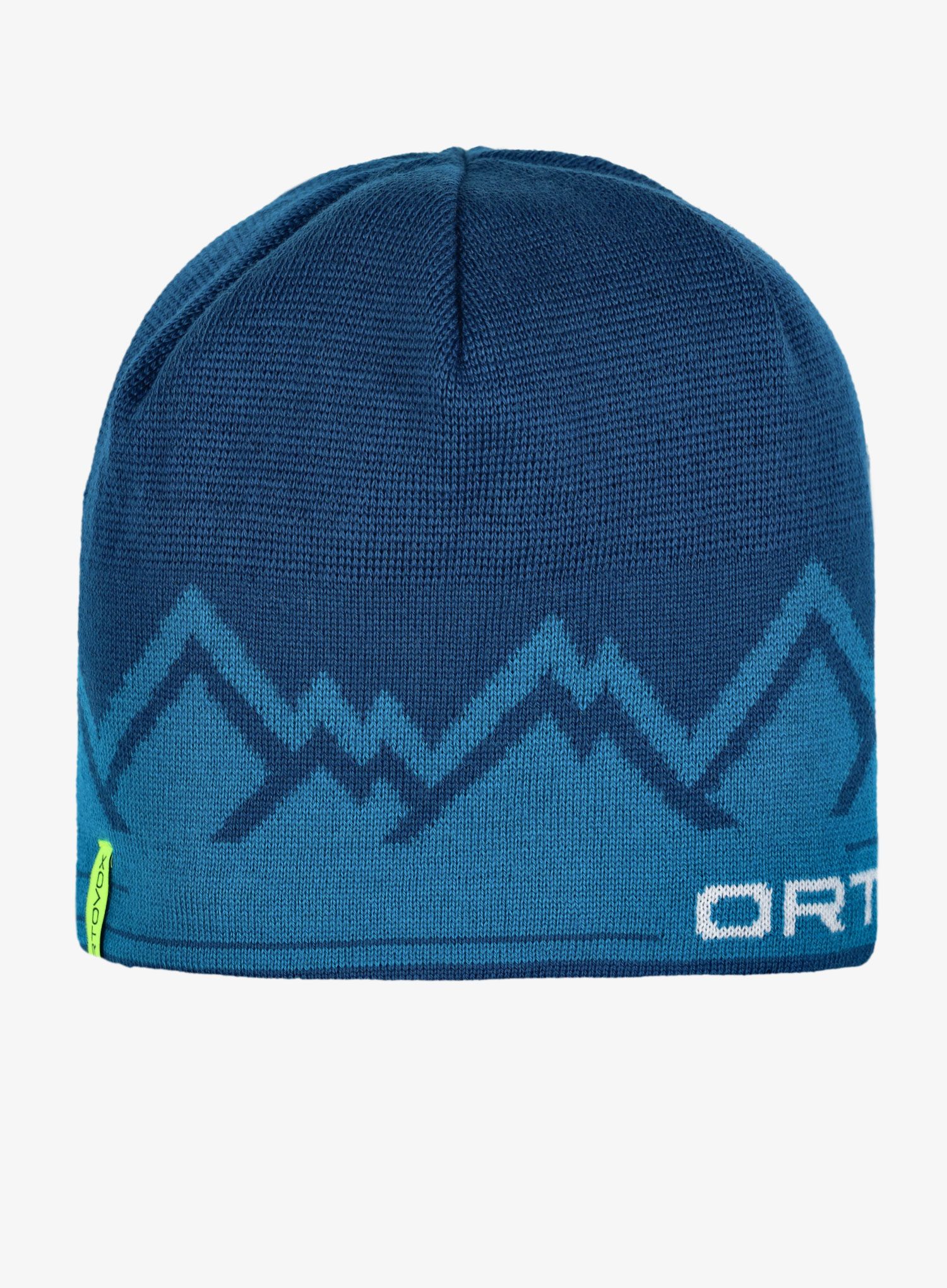 Zimní čepice Ortovox Peak Beanie - petrol blue