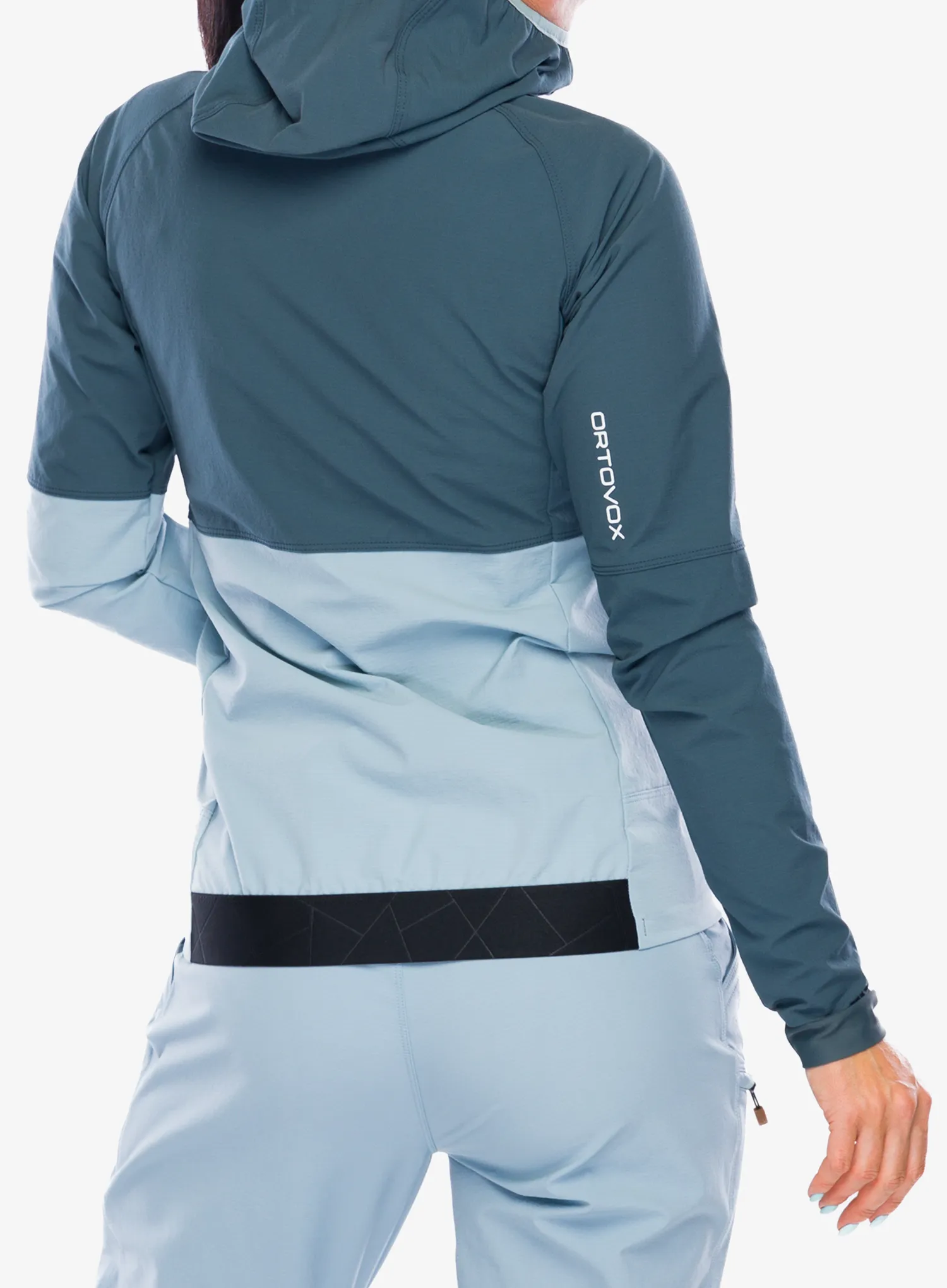 Softshellová bunda dámská Ortovox Punta Berrino Hooded Jacket - dark arctic grey