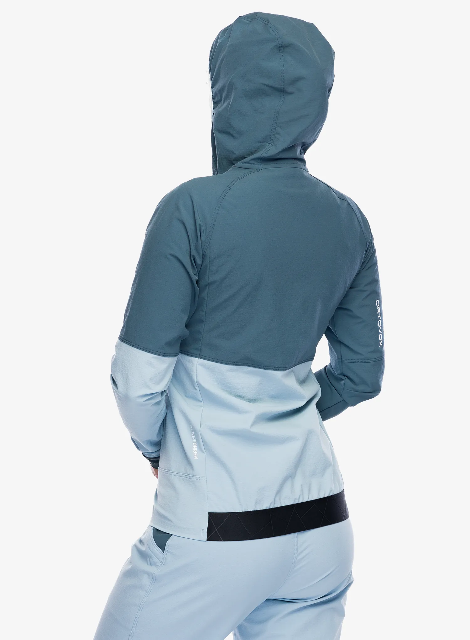 Softshellová bunda dámská Ortovox Punta Berrino Hooded Jacket - dark arctic grey