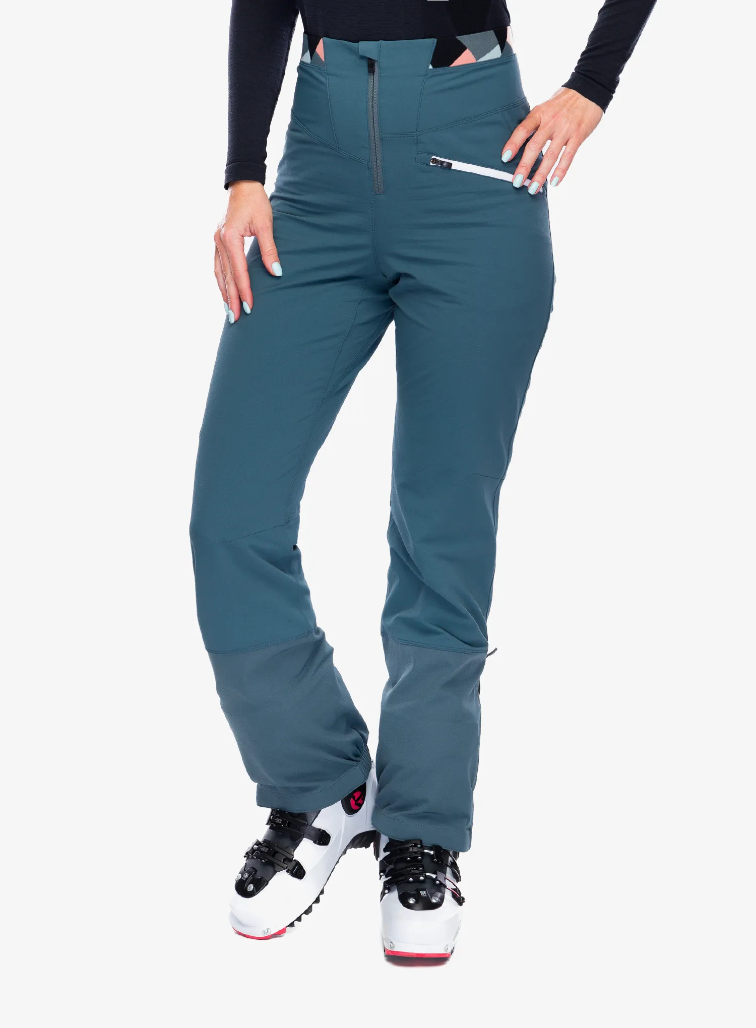 Softshellové kalhoty dámské Ortovox Punta Berrino Stretch Pants - dark arctic grey