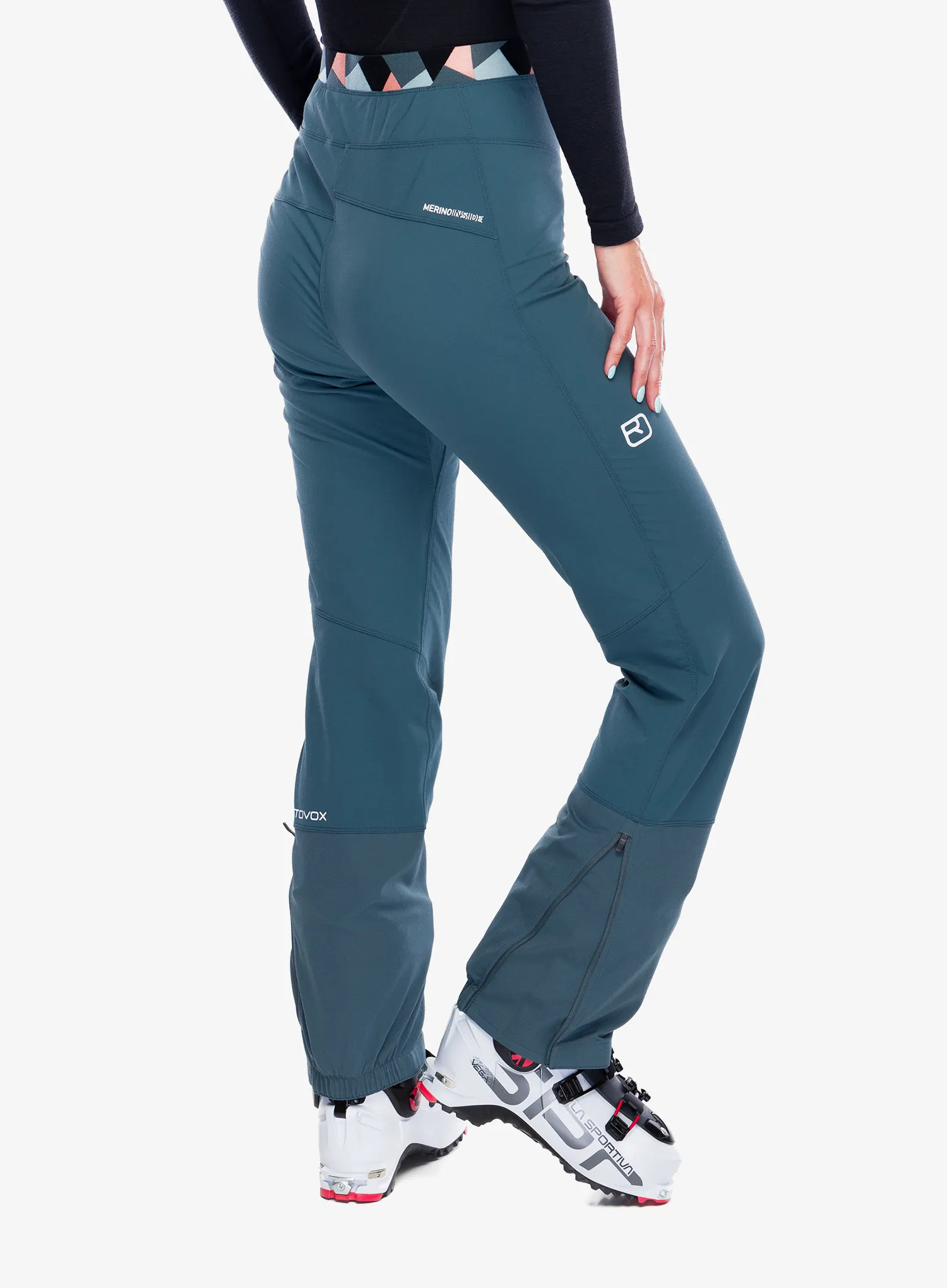 Softshellové kalhoty dámské Ortovox Punta Berrino Stretch Pants - dark arctic grey
