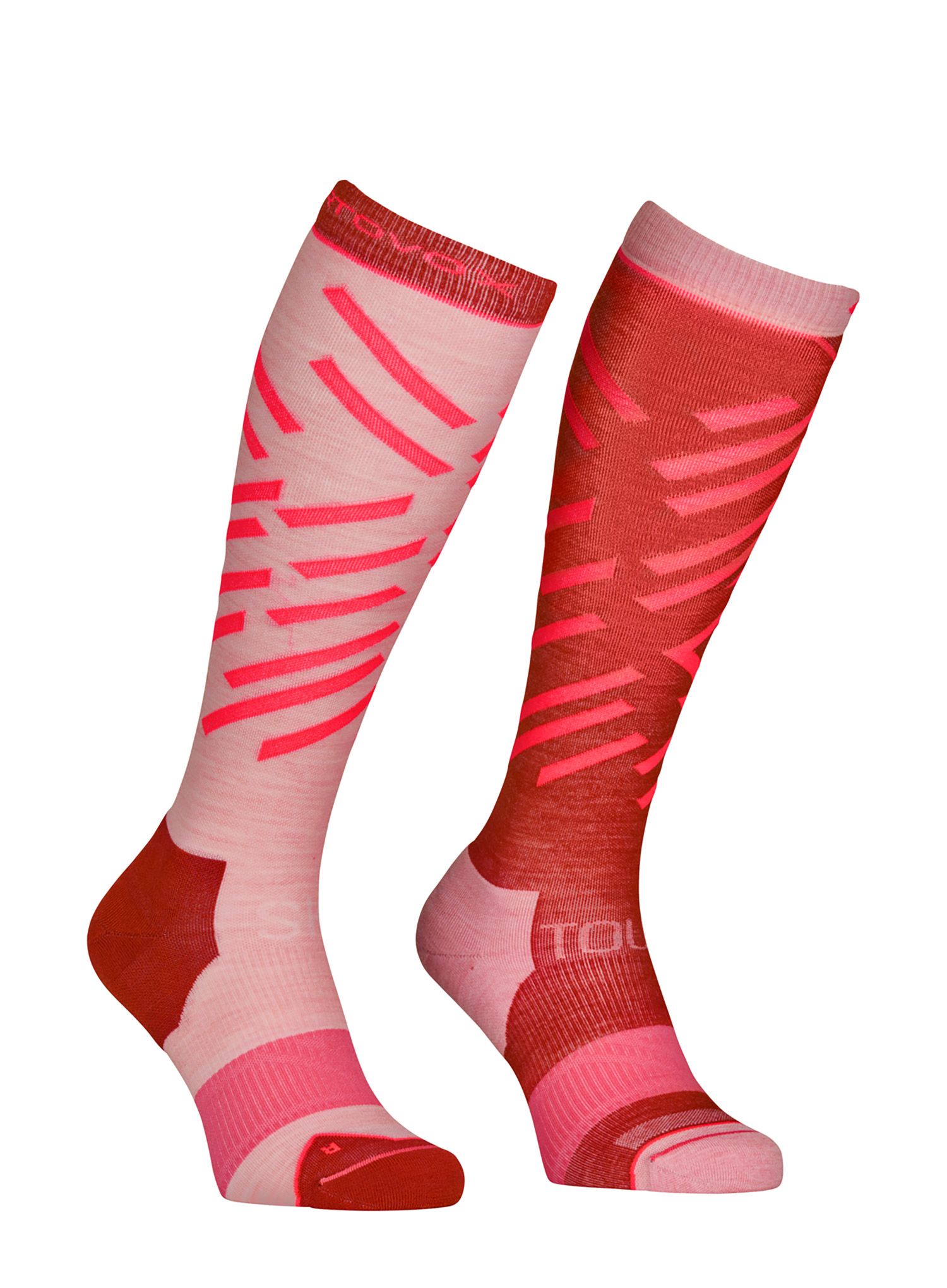 Dámské ponožky Ortovox Ski Tour Long Socks - sunset orange