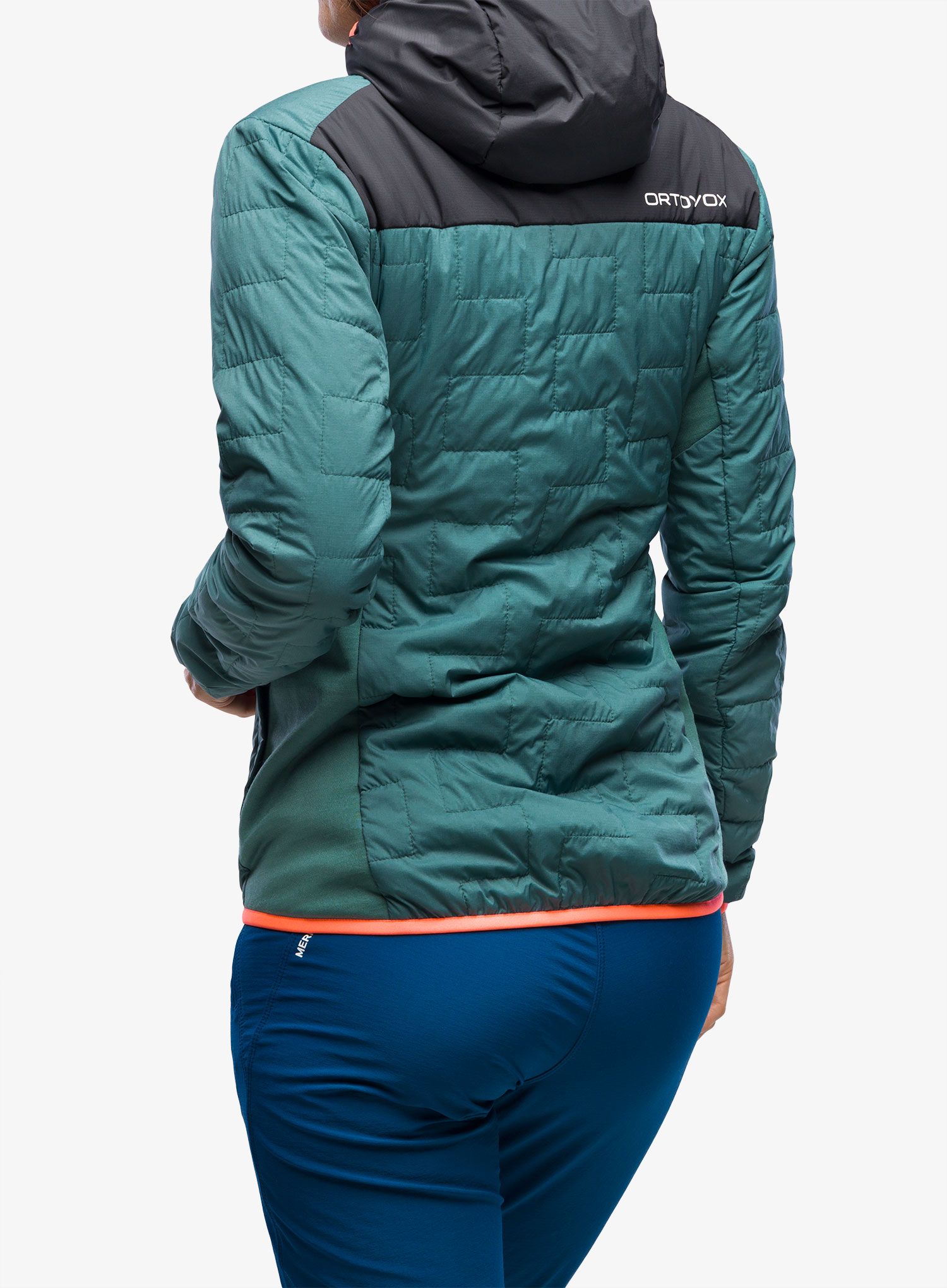 Zateplená bunda dámská Ortovox Swisswool Piz Badus Jacket - arctic grey