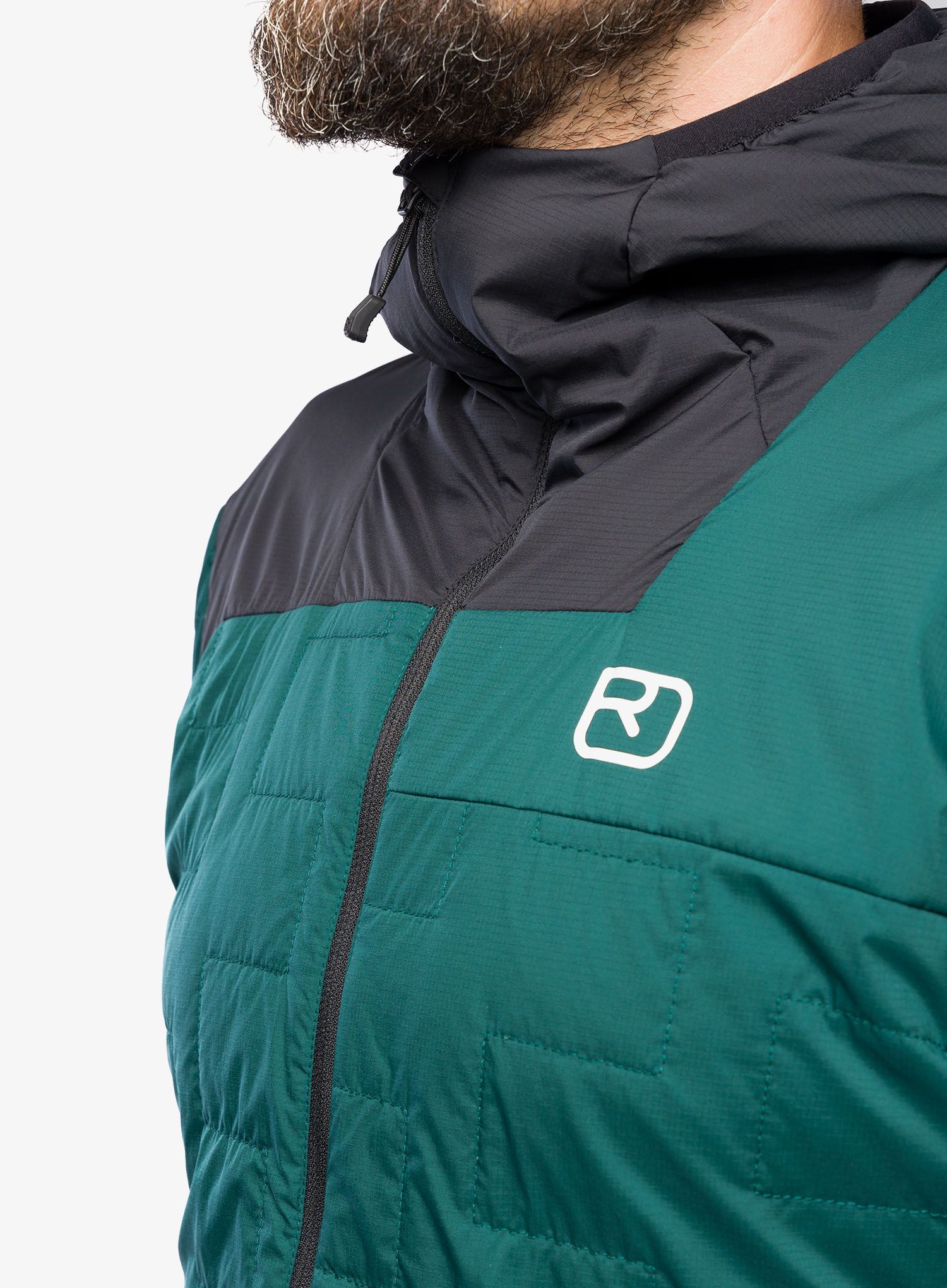 Zateplená bunda Ortovox Swisswool Piz Badus Jacket - dark pacific