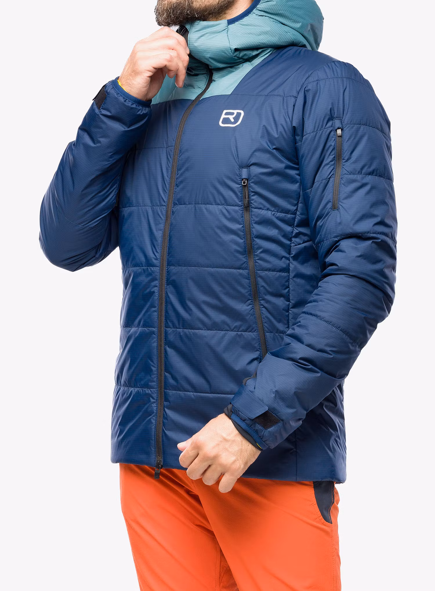 Bunda na lyže Ortovox Swisswool Zinal Jacket - deep ocean