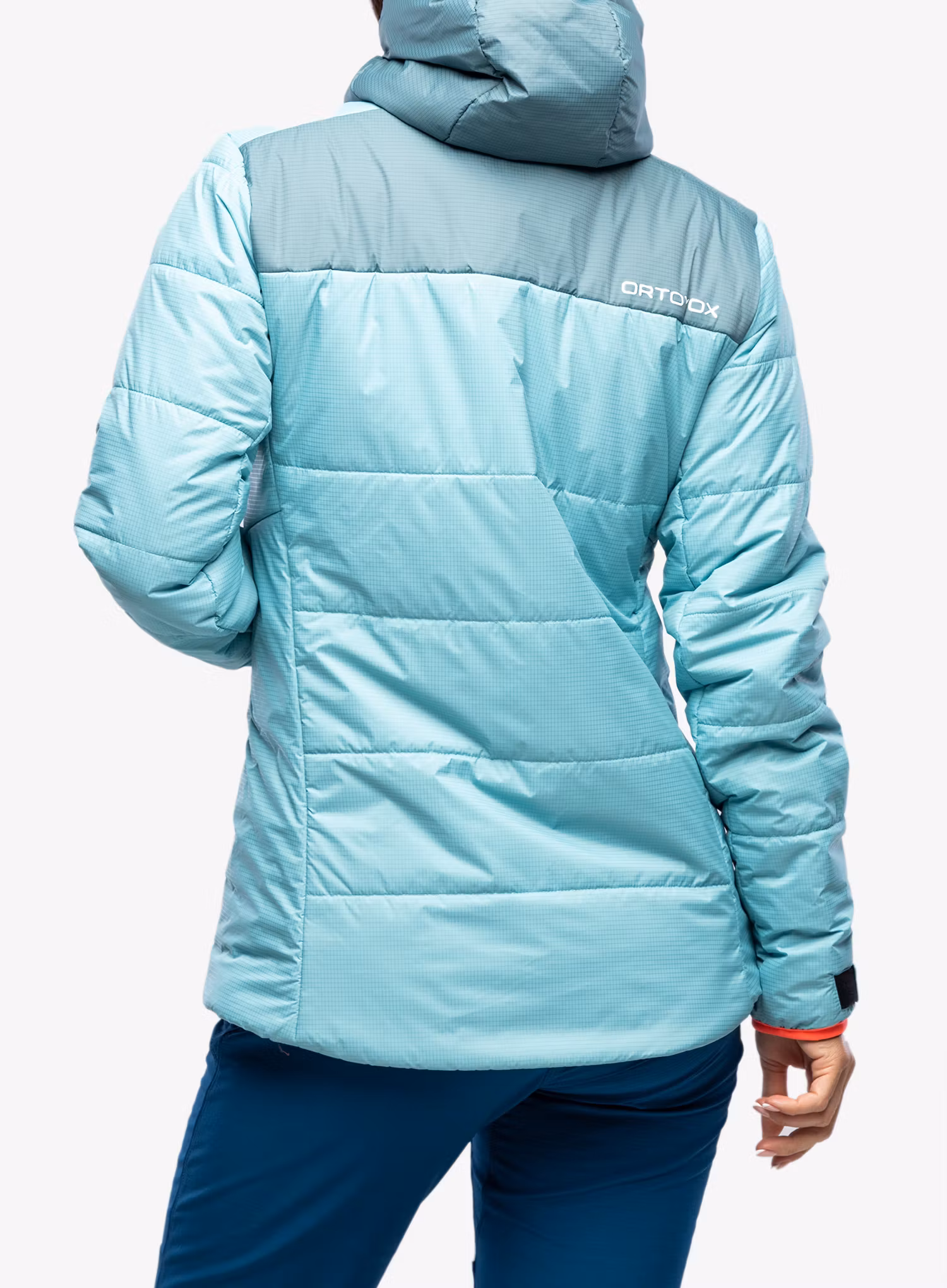 Dámská lyžařská bunda Ortovox Swisswool Zinal Jacket - ice waterfall