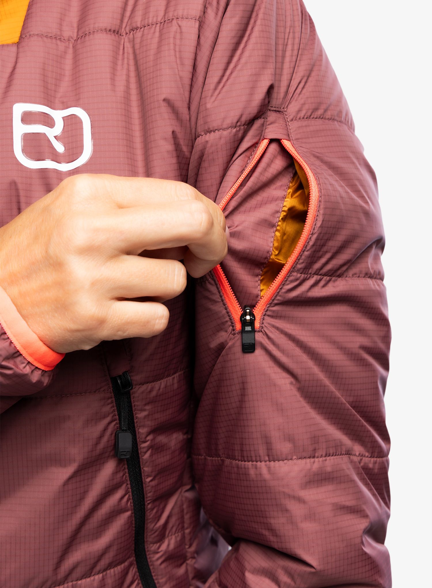 Dámská lyžařská bunda Ortovox Swisswool Zinal Jacket - mountain rose