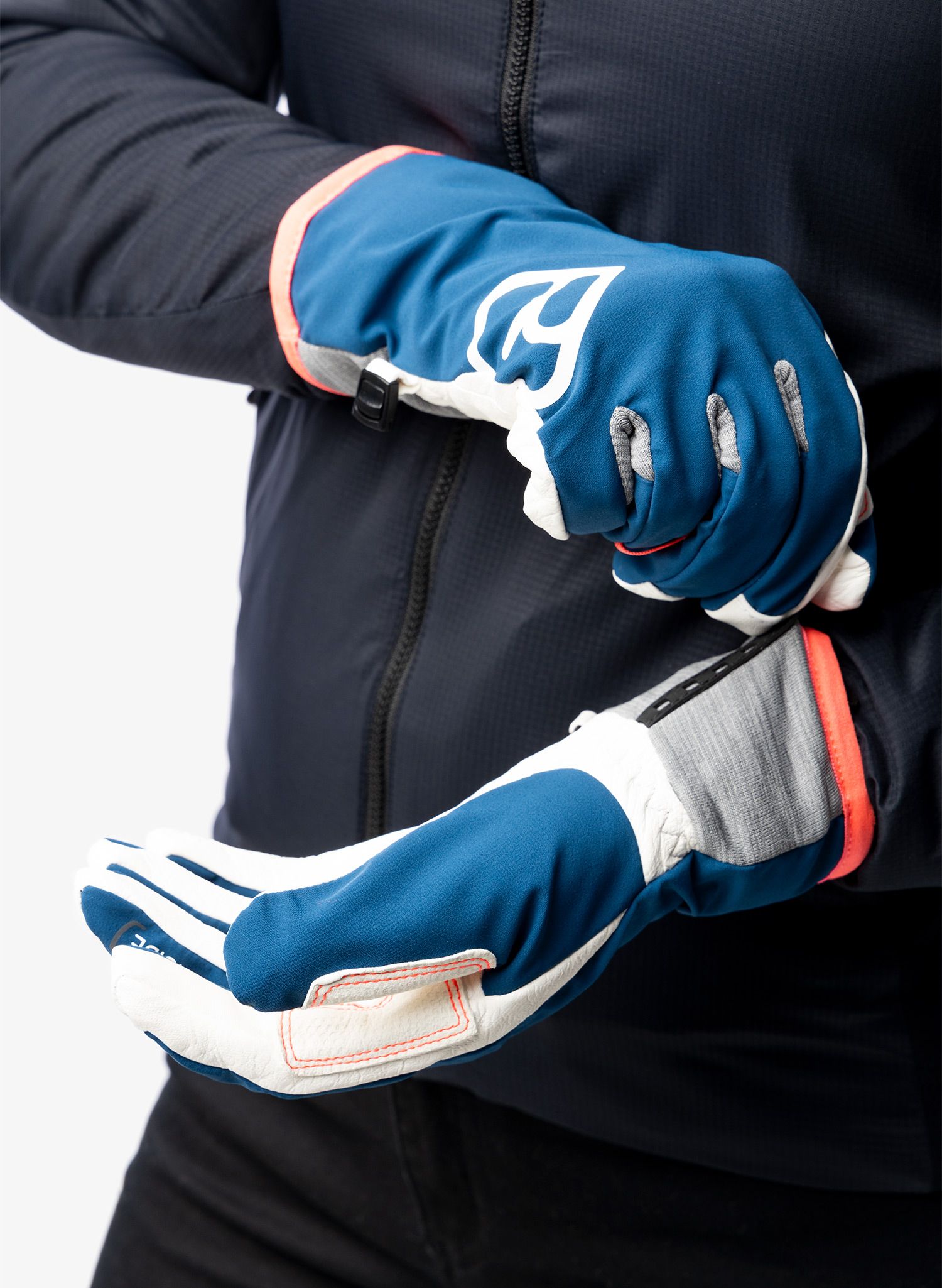 Dámské rukavice Ortovox Tour Glove - petrol blue